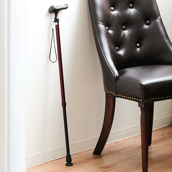 杖 かるがも E 身長~185cm 滑りにくい DX先ゴム ステッキ 伸縮 軽量 女性 男性 介護 ( 10段階調節 一点杖 衝撃吸収 アルミ製 左右兼用 左右 SGマーク T字杖 アルミ杖 外出 福祉散歩 転倒防止 ) 【ブルー】 ブルー