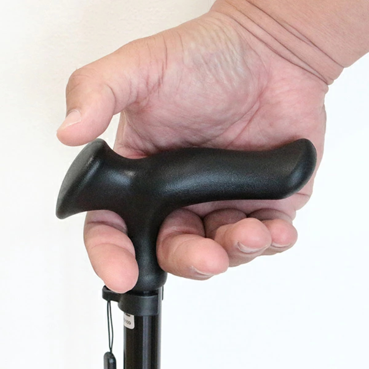 杖 かるがも E 身長~185cm 滑りにくい DX先ゴム ステッキ 伸縮 軽量 女性 男性 介護 ( 10段階調節 一点杖 衝撃吸収 アルミ製 左右兼用 左右 SGマーク T字杖 アルミ杖 外出 福祉散歩 転倒防止 ) 【ブルー】 ブルー