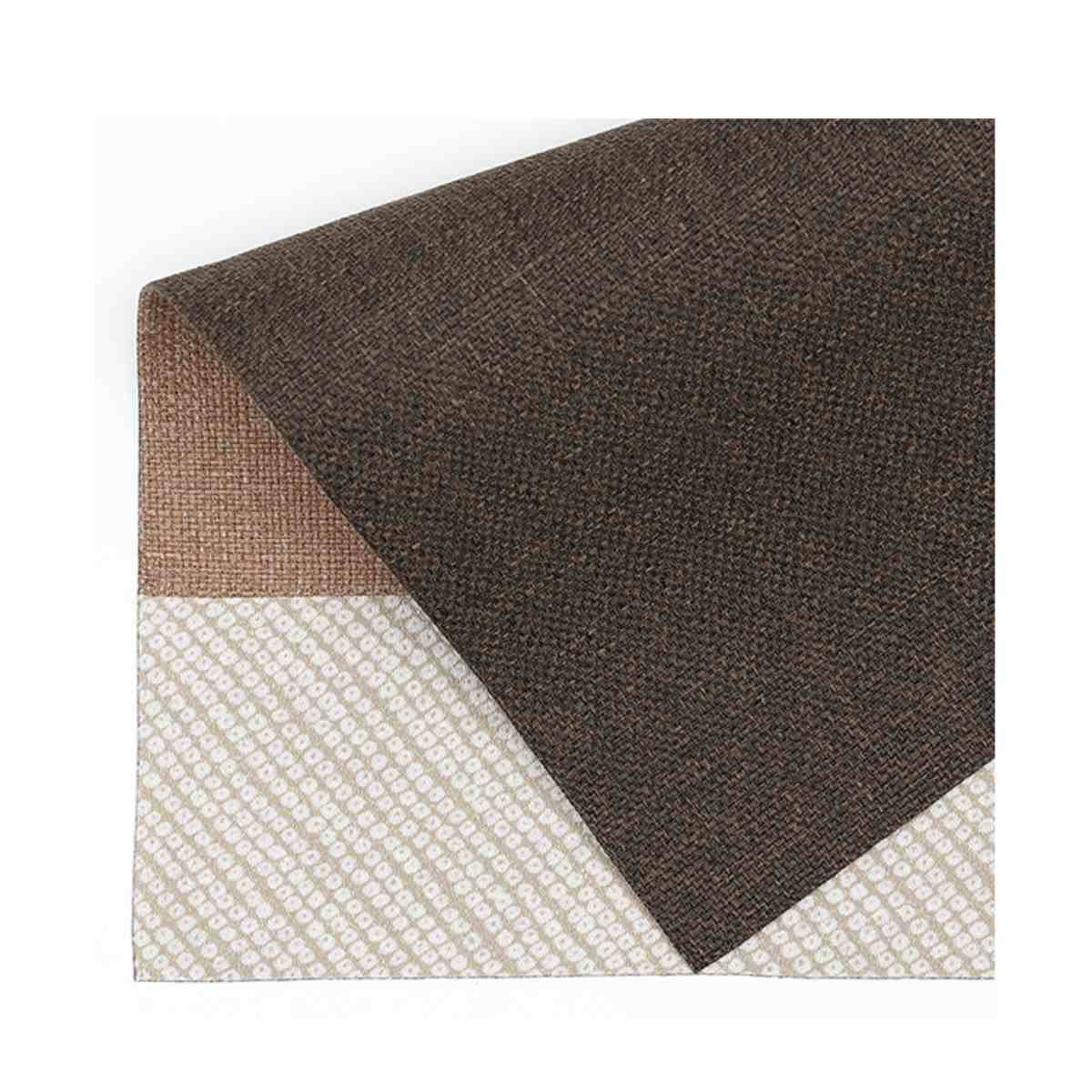 ランチョンマット Pressence 鹿の子両面はっ水ティーマット 32×22.5cm ( 撥水 日本製 洗える リバーシブル ランチマット プレースマット おしゃれ かわいい ティータイム 両面 ティーマット 上品 来客用 ランチ会 テーブルウェア ) 【ブラウン】 ブラウン