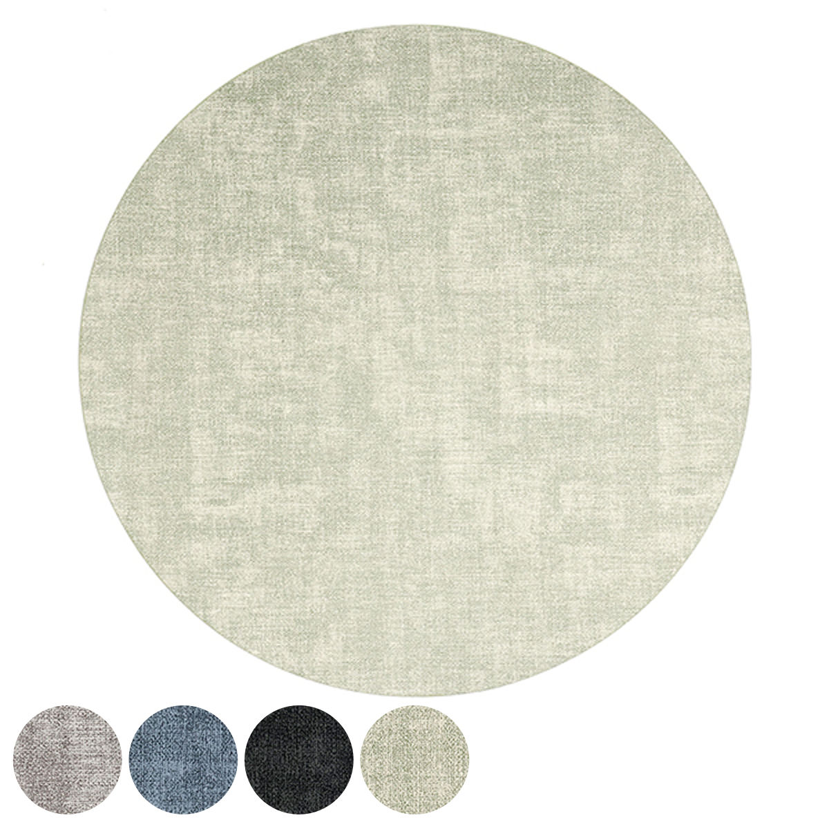 ランチョンマット Pressence EDITION プレイスマット ( 丸 円 おしゃれ ランチマット テーブルウェア インテリア キッチン用品 37cm シンプル 無地 来客用 普段使い テーブルコーディネート ) 【ブルー】