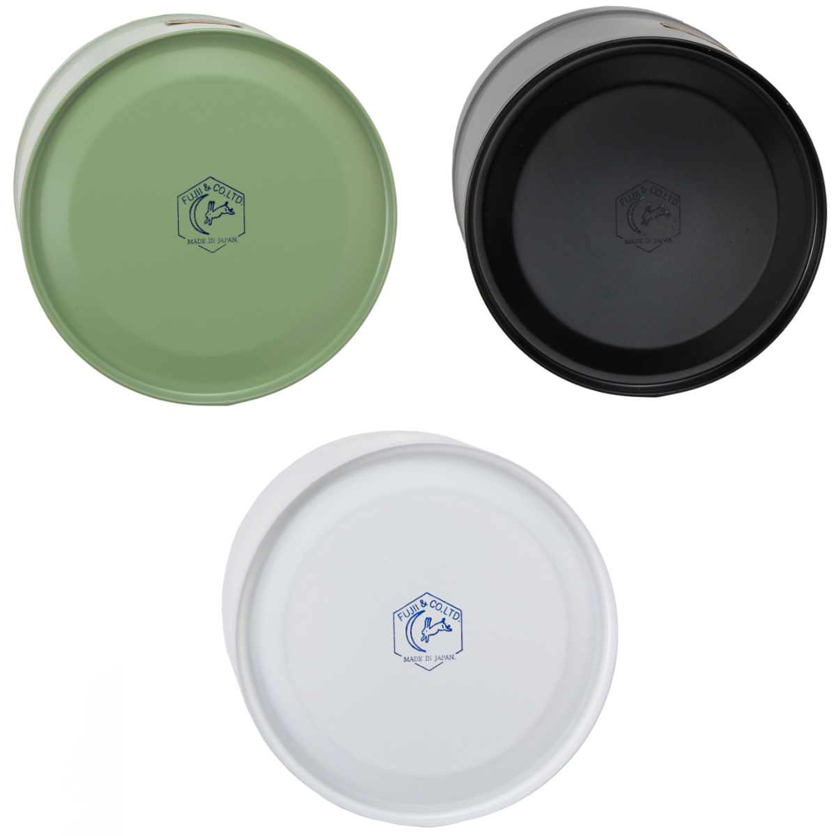 コーヒー缶 月兎印 月兎缶 大 300g 日本製 ( 保存容器 密閉 おしゃれ 茶缶 お茶缶 茶葉容器 お茶保存缶 茶葉入れ 小物入れ インテリア 月兎 お茶容器 ブリキ缶 茶葉保存 お茶っぱ入れ ティーキャニスター 中蓋 うさぎ ) 【グリーン】 グリーン