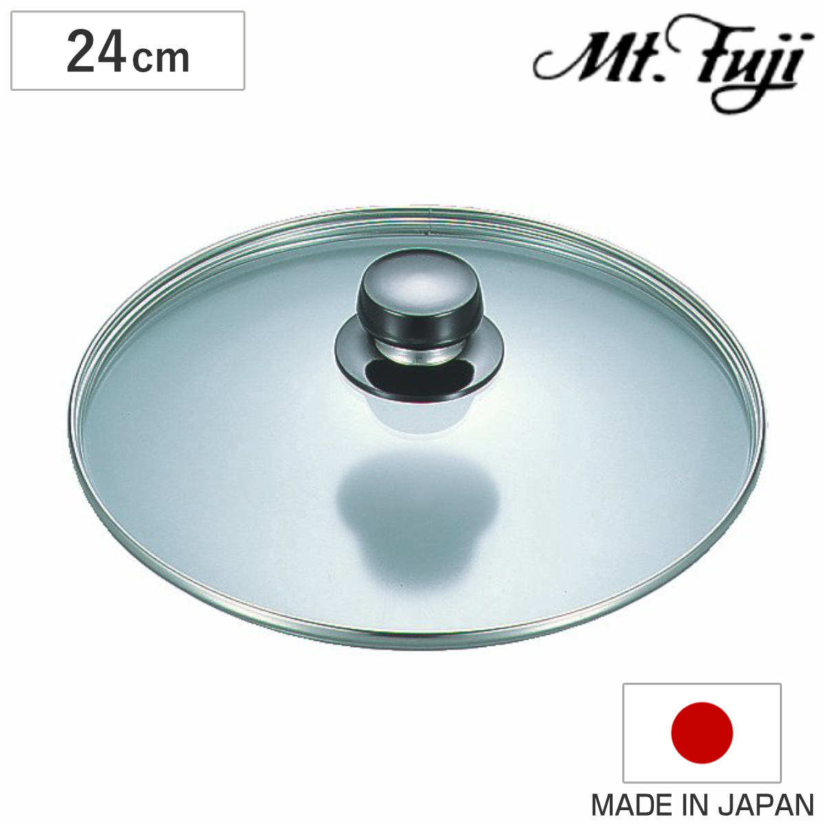 ガラス蓋 24cm フライパンDX専用 フジノス ( 蓋 フタ フライパン蓋 フライパンカバー 24センチ ガラスフタ ガラスふた 透明 調理器具 調理用品 調理雑貨 調理小物 燕三条 )