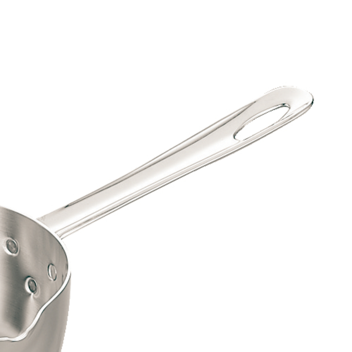 雪平鍋 16cm IH対応 エレックマスター プロ ステンレス製 日本製 フジノス 片手鍋 ( 行平鍋 ガス火対応 アルミ ステンレス 調理器具 ゆきひら鍋 ユキヒラ鍋 16センチ 3層構造 国産 丈夫 注ぎ口付き 熱伝導 シンプル 燕三条 )