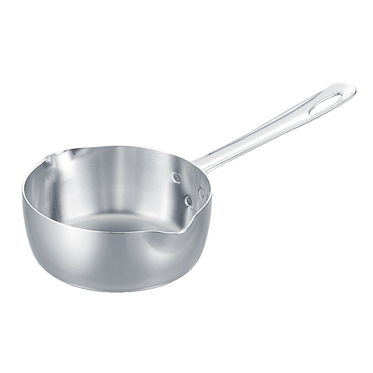 雪平鍋 16cm IH対応 エレックマスター プロ ステンレス製 日本製 フジノス 片手鍋 ( 行平鍋 ガス火対応 アルミ ステンレス 調理器具 ゆきひら鍋 ユキヒラ鍋 16センチ 3層構造 国産 丈夫 注ぎ口付き 熱伝導 シンプル 燕三条 )