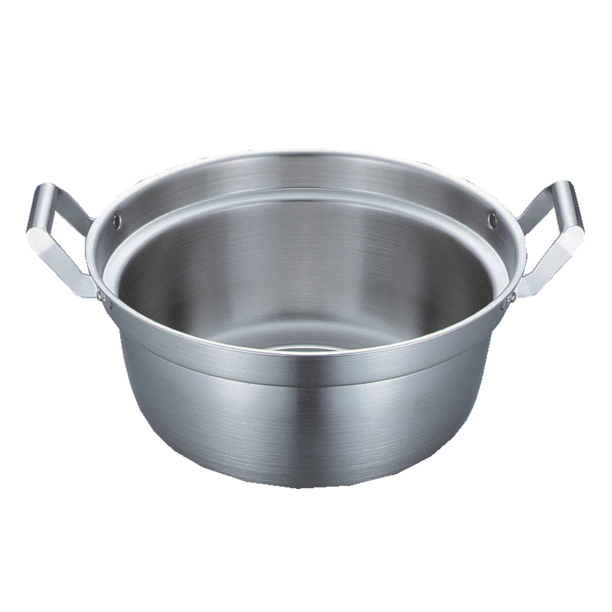 両手鍋 33cm IH対応 エレックマスター プロ ステンレス製 日本製 フジノス 和鍋 ( ガス火対応 両手なべ アルミ ステンレス 鍋 なべ 33センチ 3層構造 国産 丈夫 熱伝導 大きい 大容量 シンプル 職人 本格 燕三条 調理器具 )