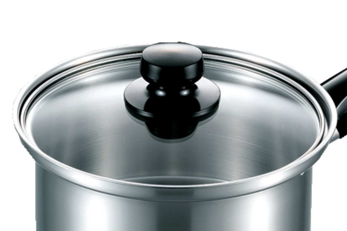 片手鍋 18cm IH対応 エレックマスターライト ミエール ステンレス製 日本製 フジノス ( ガス火対応 ステンレス鍋 ガラス蓋付き 軽い 鍋 なべ 片手なべ 18センチ フタ付き 国産 丈夫 軽量 シンプル 職人 本格 燕三条 調理器具 )