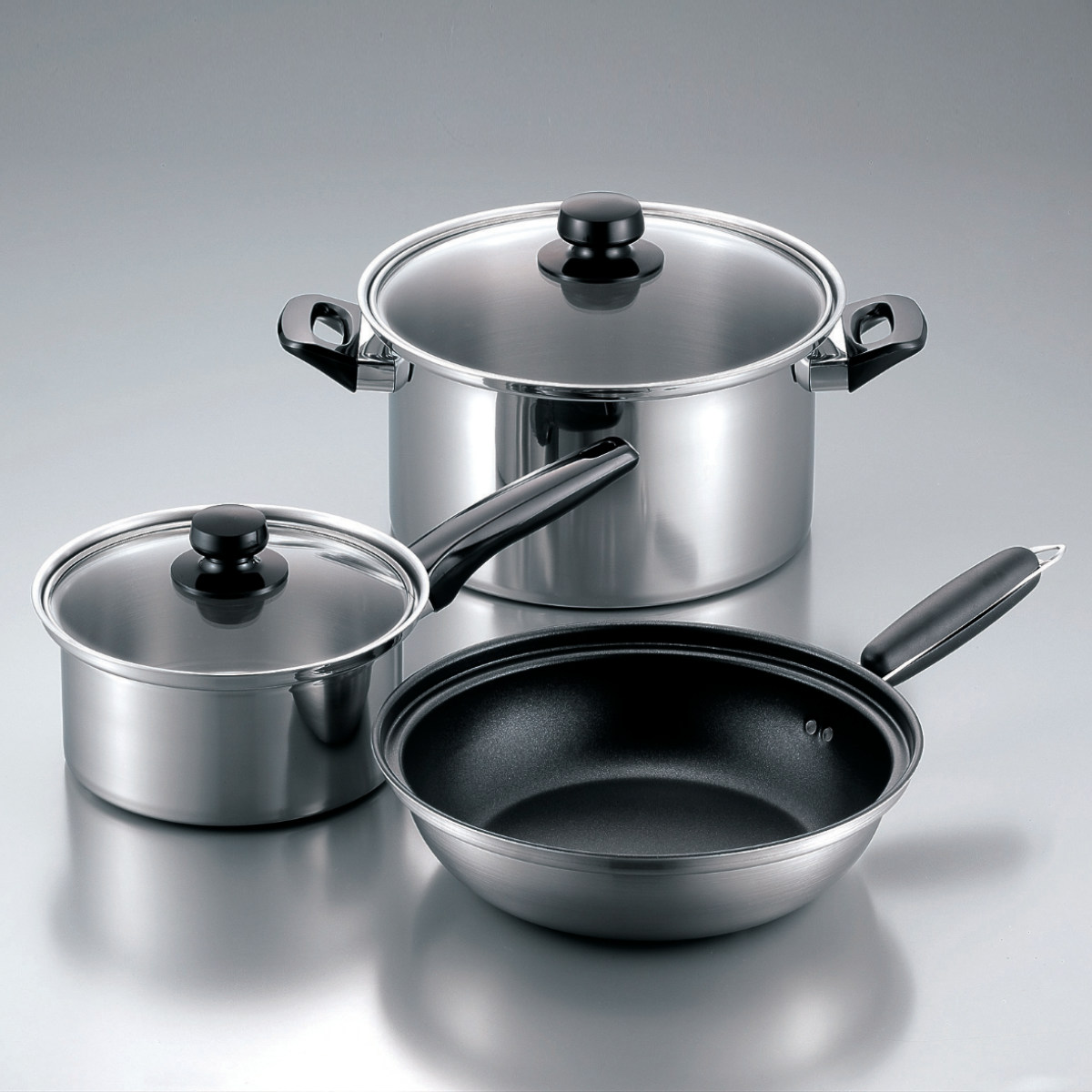 MEYER 鍋・フライパンセット 3点 未使用品 MEYER マイヤー スターシェフ4 フライパン セット 20cm 26cm