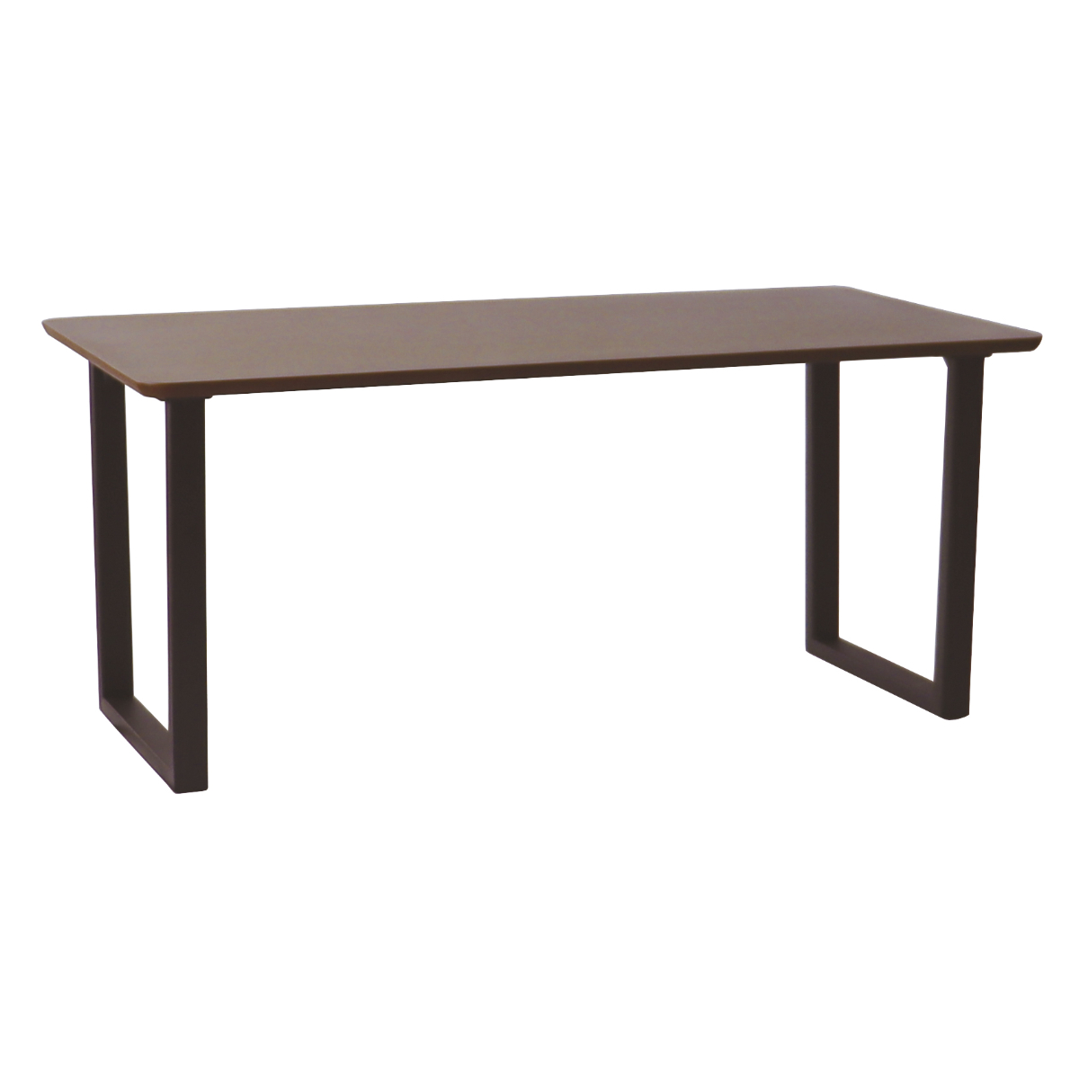 ダイニングテーブル ロの字脚タイプ 幅90×奥行75cm アートライフ ( 開梱設置 テーブル 食卓テーブル 長方形 机 木製 天然木 ダイニング 食卓 リビングテーブル 作業台 木製テーブル ウッドテーブル ウレタン塗装 ) 【ブラウン】 ブラウン