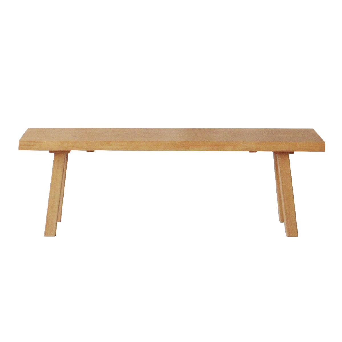 ダイニングベンチ 幅130cm 結 木製 無垢材 ( 開梱設置 ダイニング ベンチ イス 2人掛け 椅子 食卓椅子 天然木 背もたれなし 食卓ベンチ スツール 長椅子 ダイニングチェア チェアー ラバーウッド 無垢 )