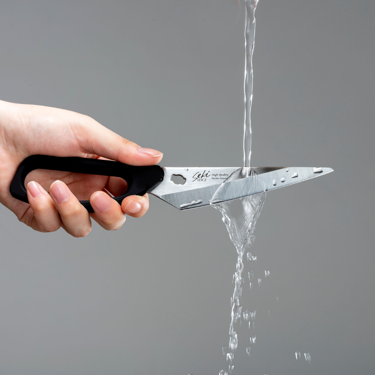 キッチンばさみ 食洗機対応 ケース付き ナイフとしても使えるキッチンはさみ ( キッチン鋏 キッチンはさみ キッチンナイフ ステンレス製 キッチンハサミ 万能ばさみ はさみ 鋏 調理用はさみ 洗える カバー付き 切れ味抜群 )