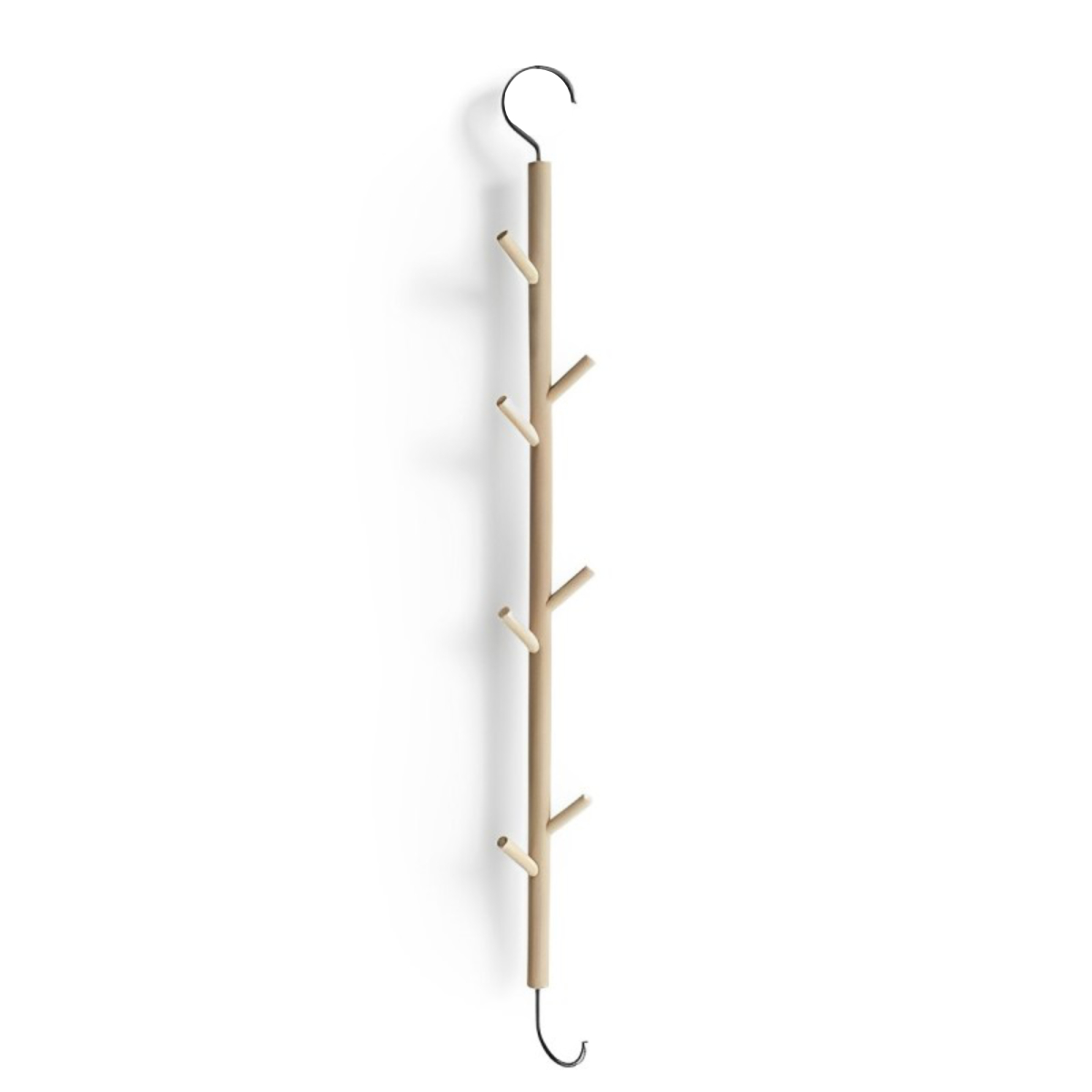 フック サイドバイサイド Hanging Hooks 1for8 ポール ハンガー 引っ掛け （ ハンガーラック 木製 天然木 壁面収納 壁掛けフック ウォー
