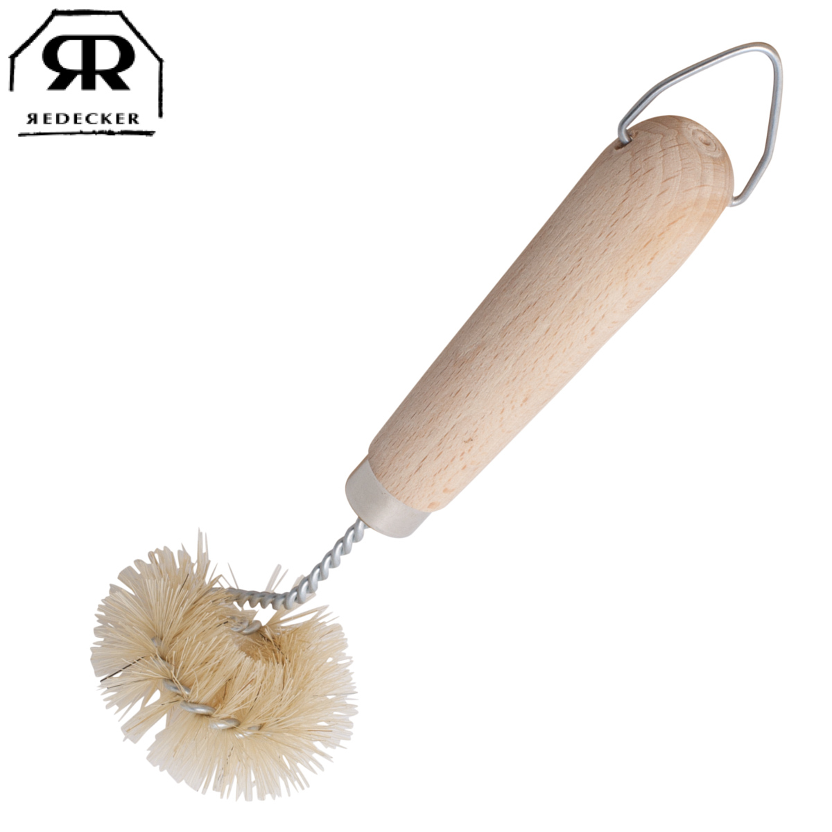 Redecker レデッカー シンクブラシ 天然素材 15cm おしゃれ （ シンク掃除 ブラシ たわし 豚毛 キッチン 掃除用 木製 ドイツ製 高品質 掃除 掃除用品 生活雑貨 ）