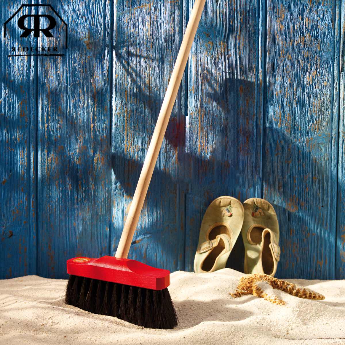 Redecker レデッカー わらほうき 子ども用 室内 天然素材 馬毛 70cm （ 子供用ほうき 箒 室内用 おしゃれ お掃除グッズ お手伝い 木製 ドイツ製 高品質 掃除 掃除用品 プレゼント 贈り物 北欧雑貨 生活雑貨 ）