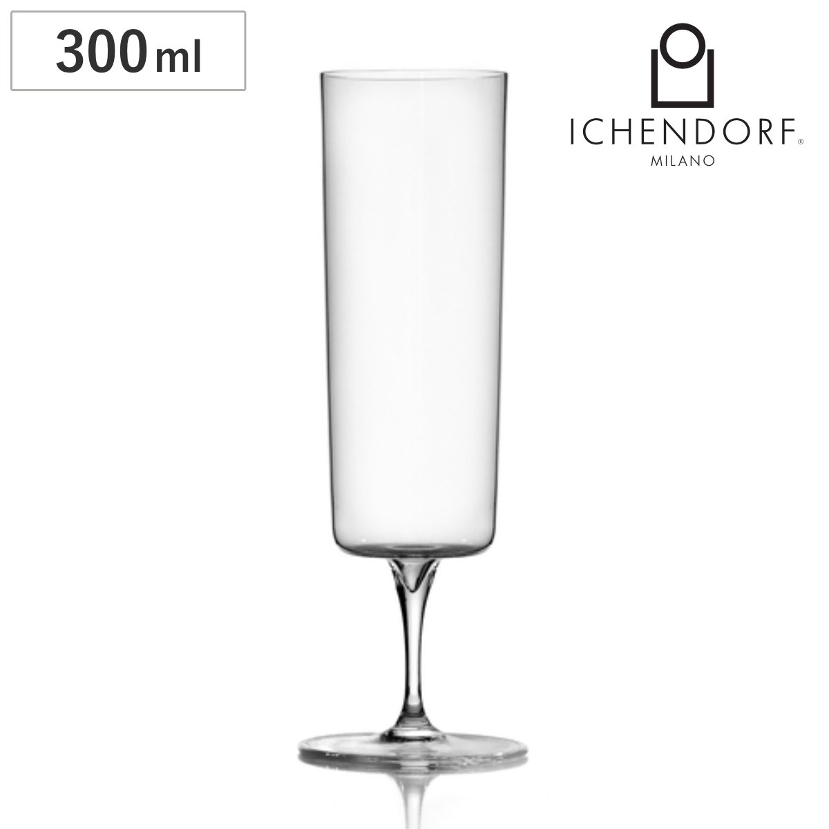 ワイングラス イッケンドルフミラノ 9335307 AIX フルート 300ml （ 食洗機対応 ichendorf ガラス イタリア ミラノ グラス ワイン 食器 シャンパン スパークリングワイン ハンドメイド おしゃれ プレゼント ギフト ）