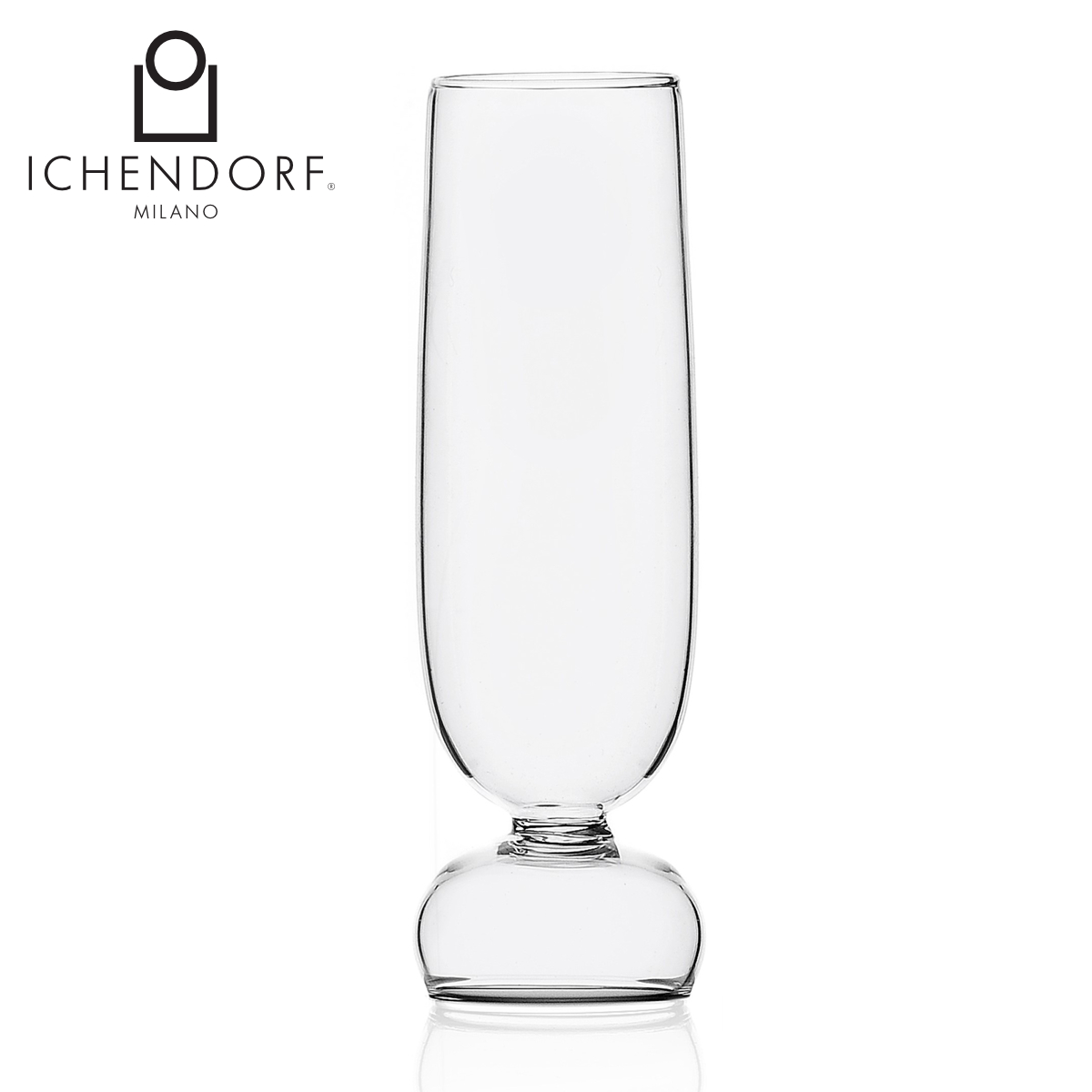 イッケンドルフ 9312017 KOKESHI シャンパンフルート 200ml ( 食洗機対応 ichendorf ガラス 食器 シャンパン スパークリング スパークリングワイン 細長い 細い スリム ハンドメイド おしゃれ プレゼント ギフト )