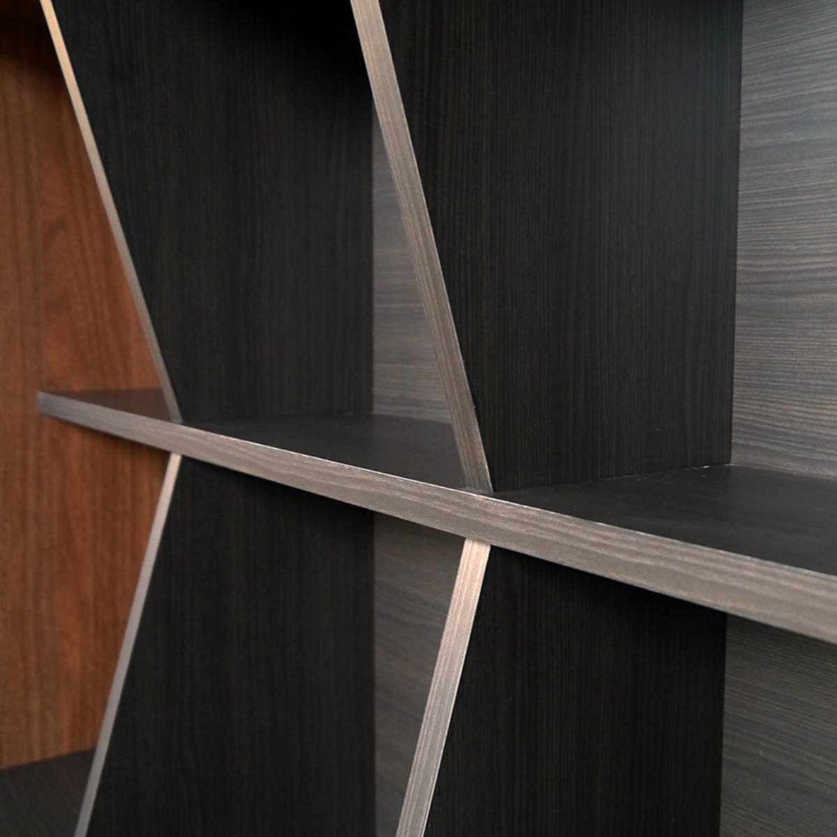 シェルフ 幅120.2cm 2段 日本製 脚付き 木目調 スチール 本棚 ( 開梱設置 オープンラック ラック 棚 飾り棚 奥行スリム ディスプレイラック リビング収納 ツートーン シンプル 二段 )