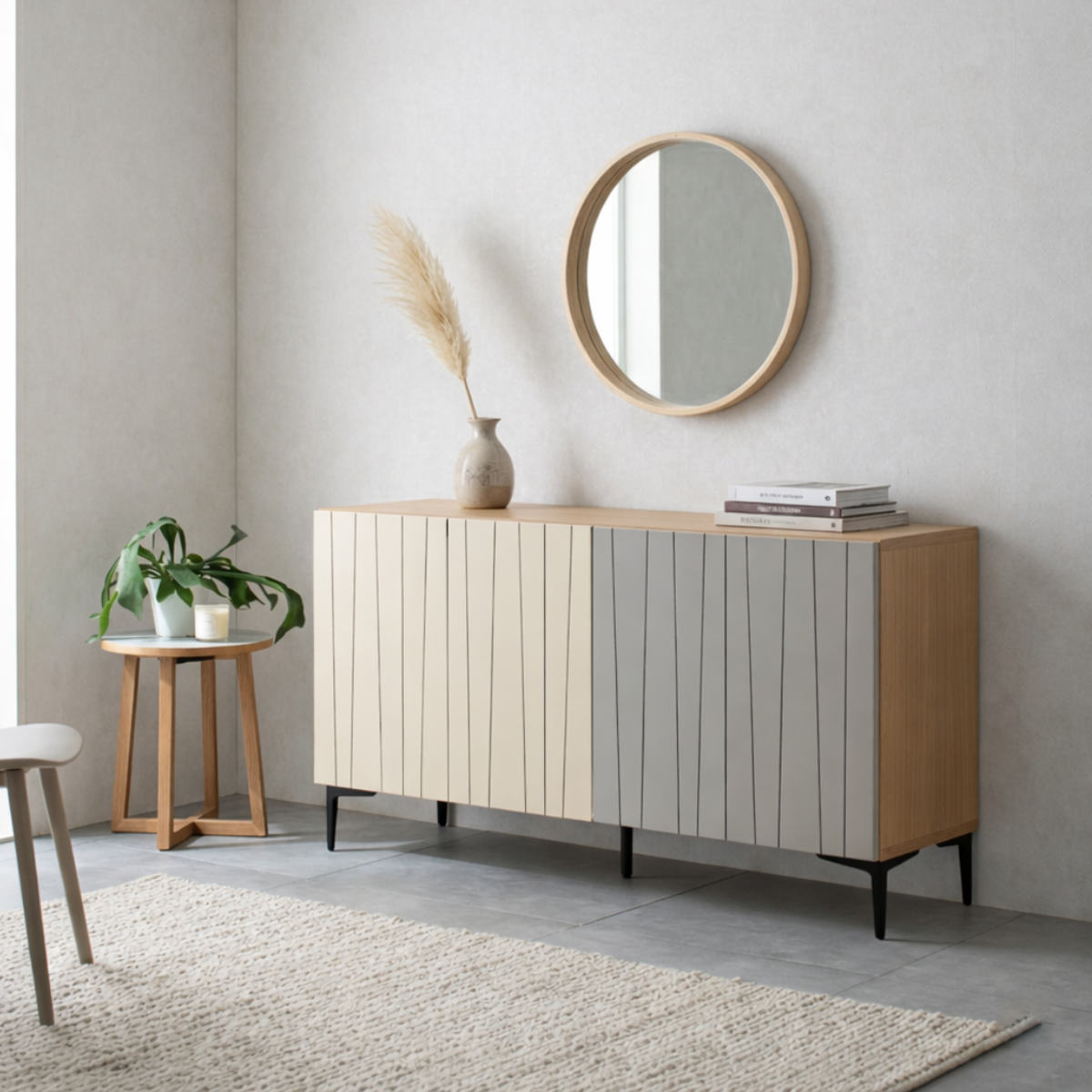 サイドボード 幅150cm 日本製 脚付き 可動棚 木目調 おしゃれ リビングボード ( 開梱設置 ラック 棚 お掃除ロボット対応 収納 リビング バイカラー ディスプレイ 玄関 家具 )