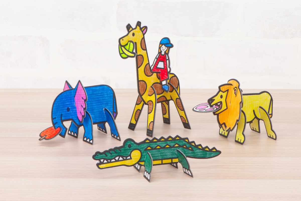 おもちゃ はじめてのダンボール工作キット 非認知能力 子ども ぽこぽっけ ( 工作キット 段ボール 工作 キット ペーパークラフト キッズ 組み立て ぬりえ 手作り ダンボール製 男の子 女の子 知育 玩具 ごっこ遊び 室内遊び ) 【おひめさま】 おひめさま