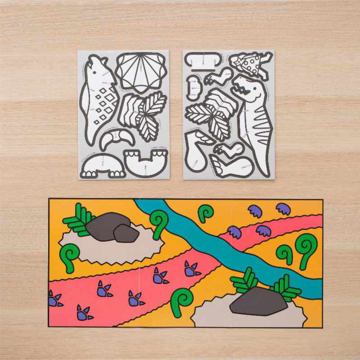 おもちゃ はじめてのダンボール工作キット 非認知能力 子ども ぽこぽっけ ( 工作キット 段ボール 工作 キット ペーパークラフト キッズ 組み立て ぬりえ 手作り ダンボール製 男の子 女の子 知育 玩具 ごっこ遊び 室内遊び ) 【おひめさま】 おひめさま