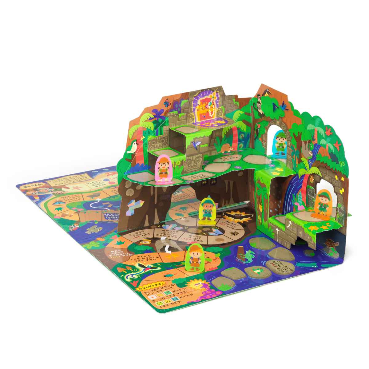 おもちゃ りったいすごろく 非認知能力 子ども ぽこぽっけ サイコロ ( ゲーム すごろく 立体 遊び テーブルゲーム ファミリーゲーム 子供 キッズ かわいい 小学生 幼児 男の子 女の子 パーティー 室内遊び おうち時間 3歳以上 ) 【魔法の国】 魔法の国