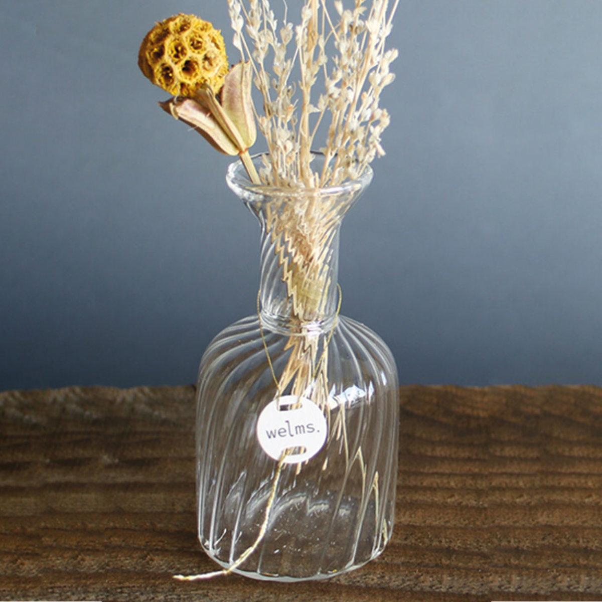 花瓶 welms. ヴァロベース ( 花ビン 花びん 花器 ベース フラワーベース フラワー 花 飾る 花入れ ガラス ガラス製 クリア 透明 おしゃれ 一輪挿し )