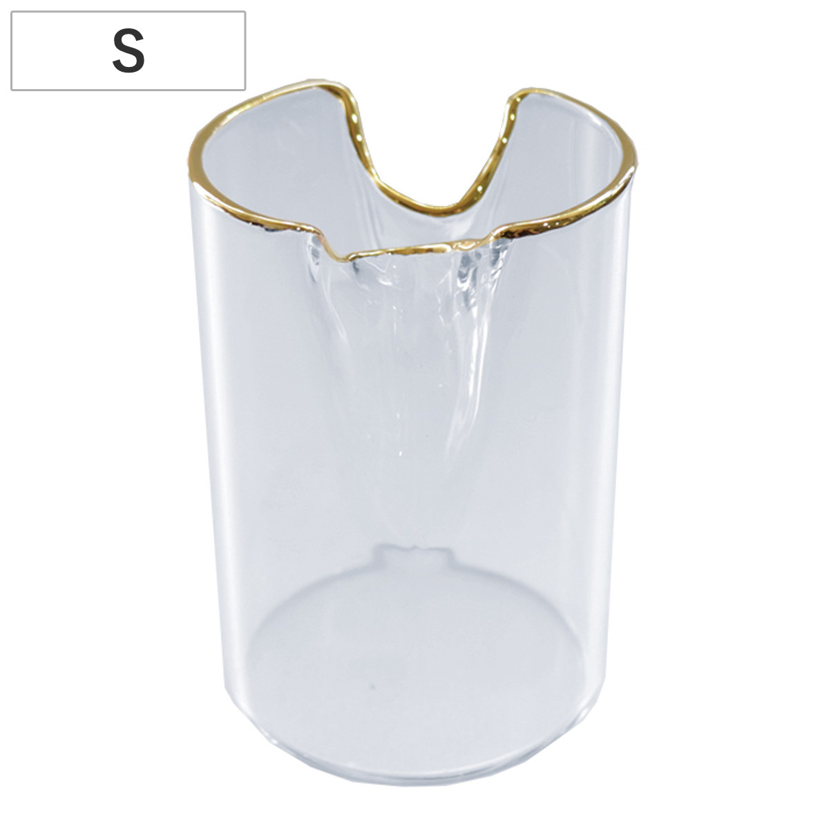 花瓶 welms ピンチベース S ( 花ビン 花びん 花器 ベース ガラスベース フラワー 花 飾る 花入れ ガラス ガラス製 クリア 透明 )