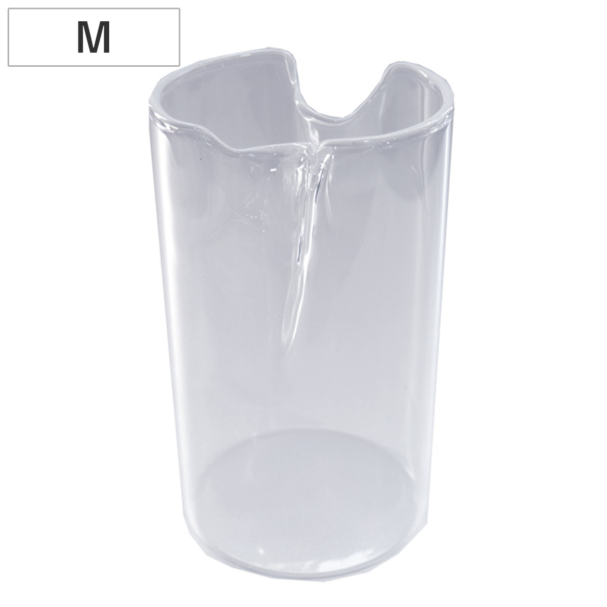 花瓶 welms ピンチベース M ( 花ビン 花びん 花器 ベース ガラスベース フラワー 花 飾る 花入れ ガラス ガラス製 クリア 透明 )