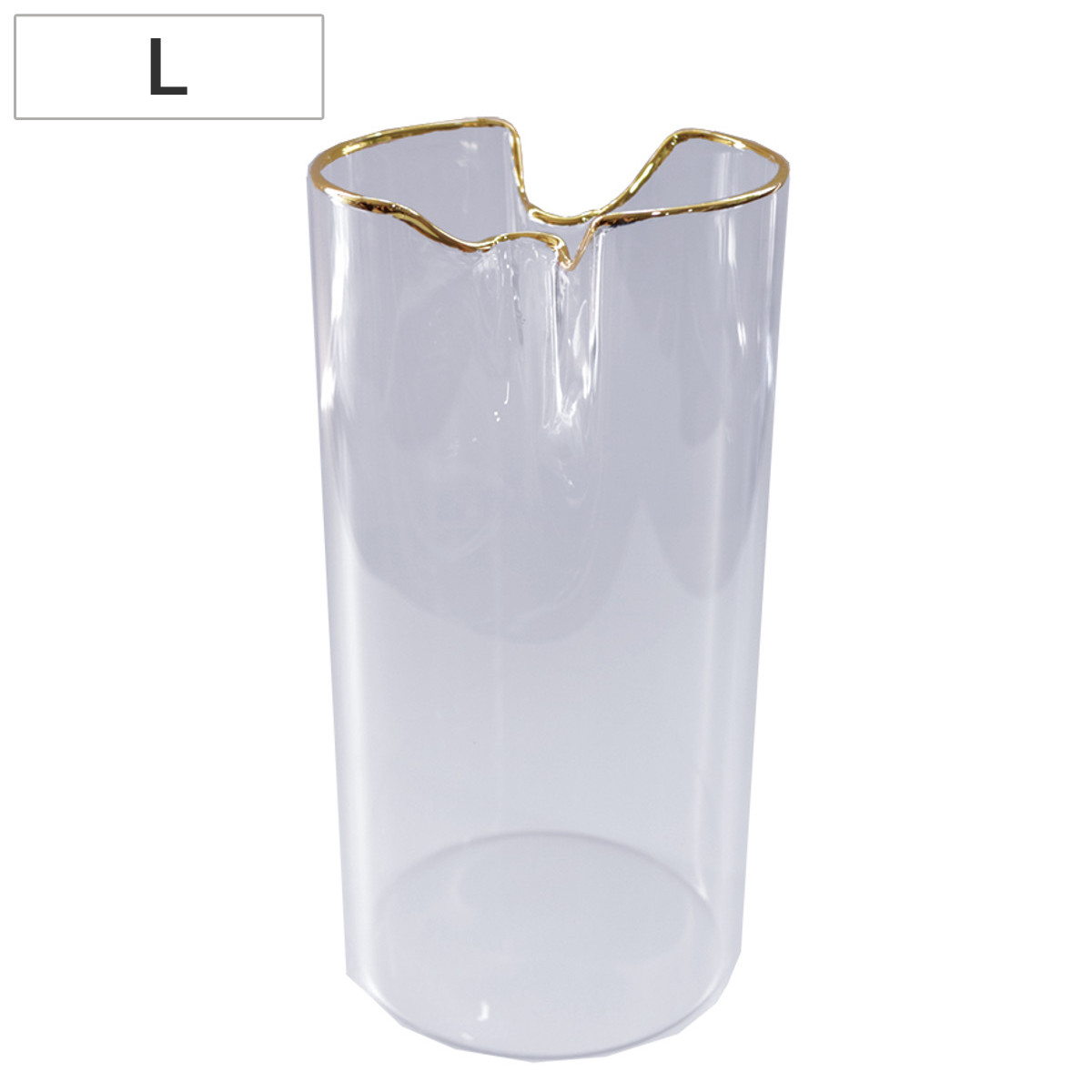 花瓶 welms ピンチベース L ( 花ビン 花びん 花器 ベース ガラスベース フラワー 花 飾る 花入れ ガラス ガラス製 クリア 透明 )