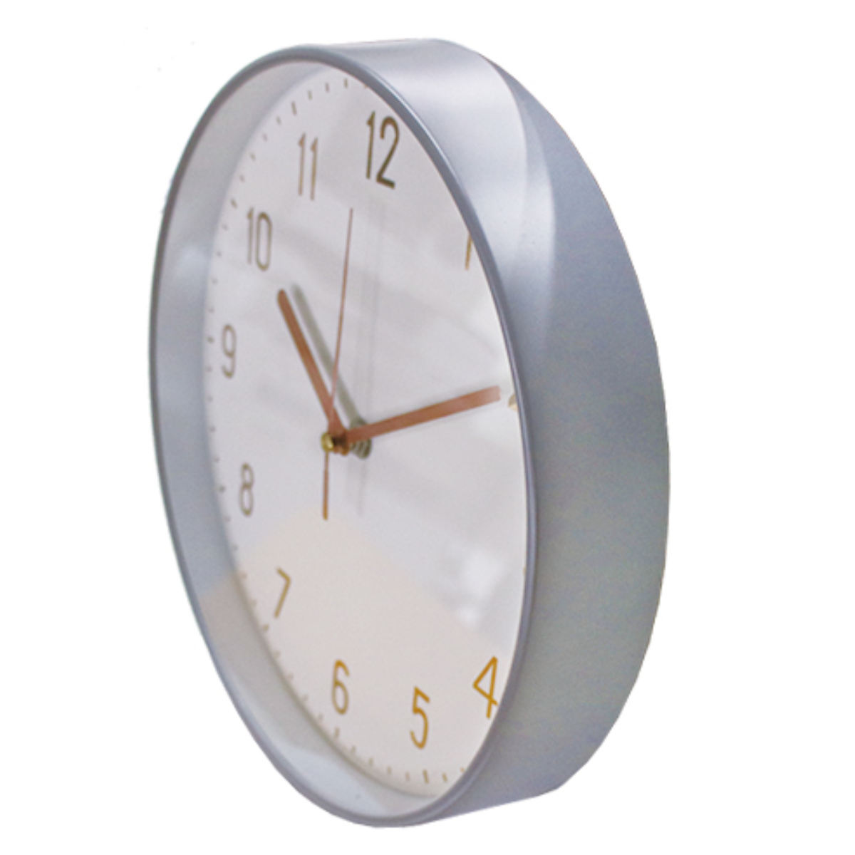 掛け時計 Marmo 電波時計 連続秒針 Wall Clock Plain ( 静音 スイープムーブメント ウォールクロック 壁掛け時計 時計 アナログ くすみカラー シンプル ナチュラル モダン 北欧 韓国風 おしゃれ グレー ピンク ) 【ピンク】 ピンク