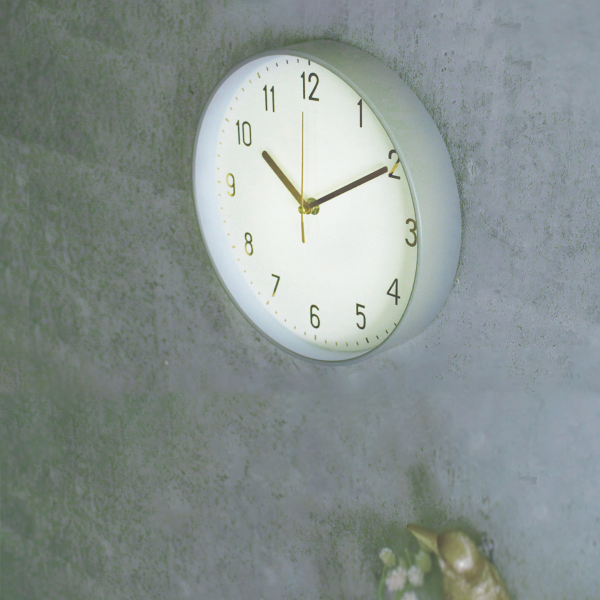 掛け時計 Marmo 電波時計 連続秒針 Wall Clock Plain ( 静音 スイープムーブメント ウォールクロック 壁掛け時計 時計 アナログ くすみカラー シンプル ナチュラル モダン 北欧 韓国風 おしゃれ グレー ピンク ) 【ピンク】 ピンク