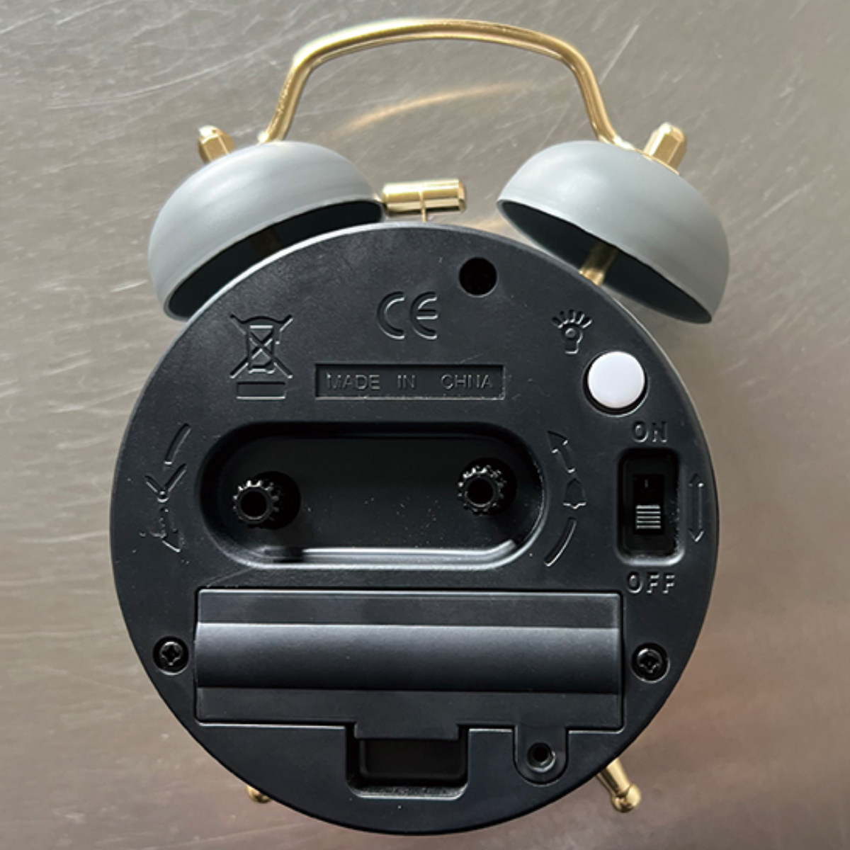 目覚まし時計 Marmo AC Bell 連続秒針 置き時計 ( アラーム アナログ 時計 静音 ライト付き スイープムーブメント シンプル ナチュラル モダン 北欧 韓国風 エレガント 上品 おしゃれ ) 【ピンク】 ピンク