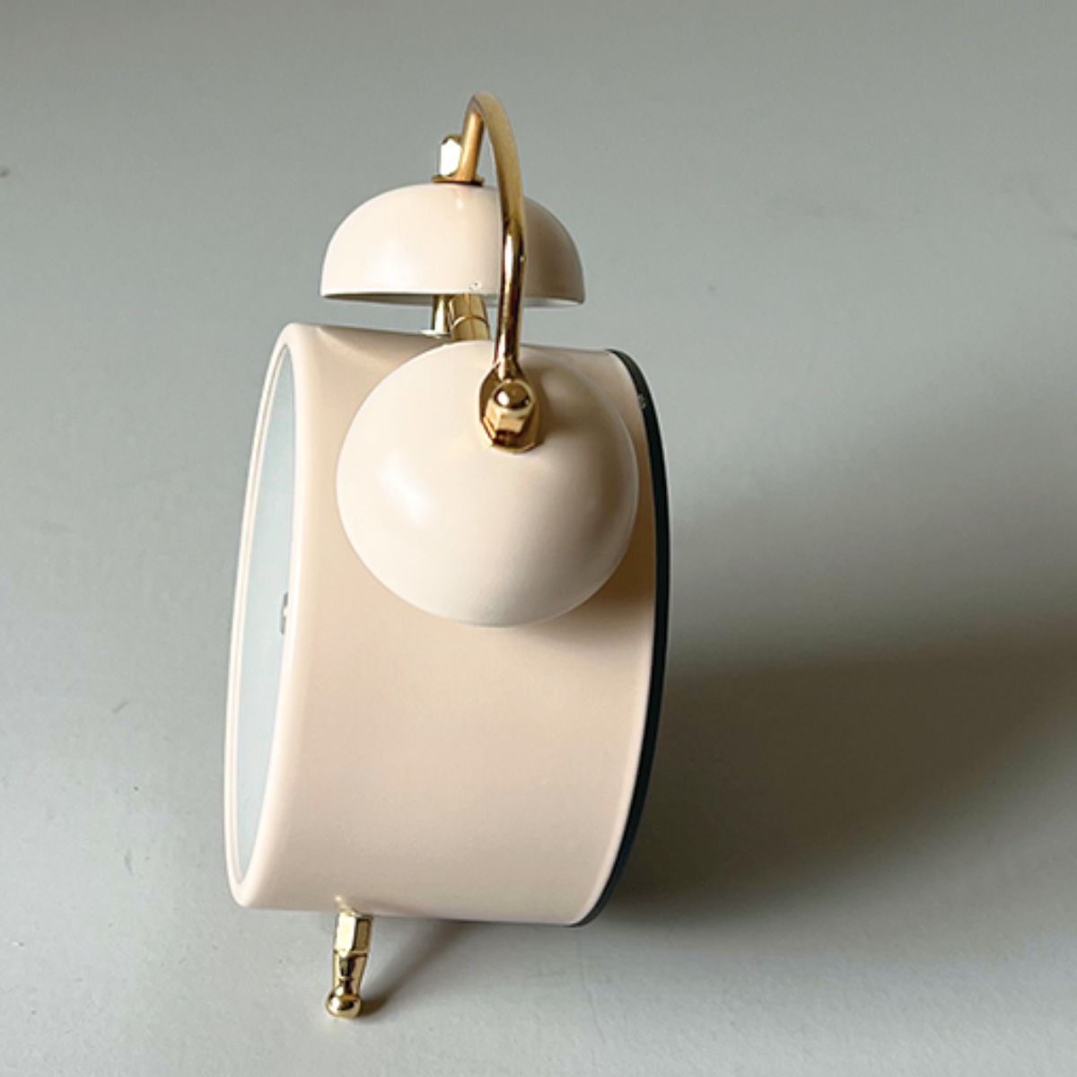 目覚まし時計 Marmo AC Bell 連続秒針 置き時計 ( アラーム アナログ 時計 静音 ライト付き スイープムーブメント シンプル ナチュラル モダン 北欧 韓国風 エレガント 上品 おしゃれ ) 【ピンク】 ピンク