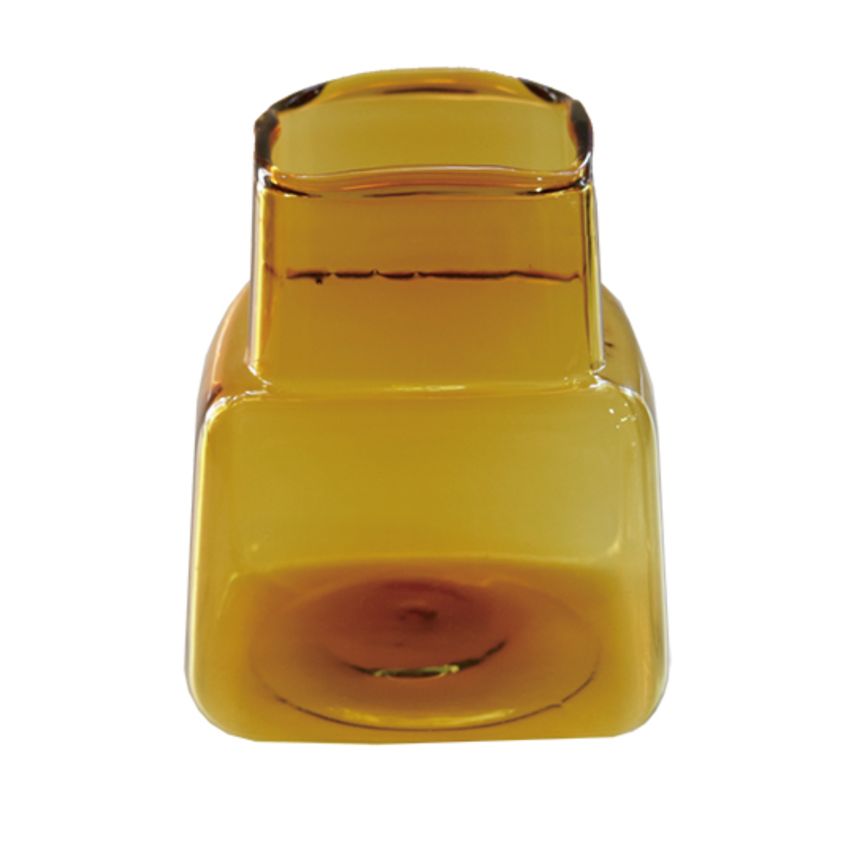 花瓶 welms. Labo vase ワイド フラワーベース ブラウン ( 花ビン 花びん 花器 ベース ガラスベース フラワー 花 飾る 花入れ ガラス ガラス製 練りガラス 色ガラス おしゃれ 一輪挿し )