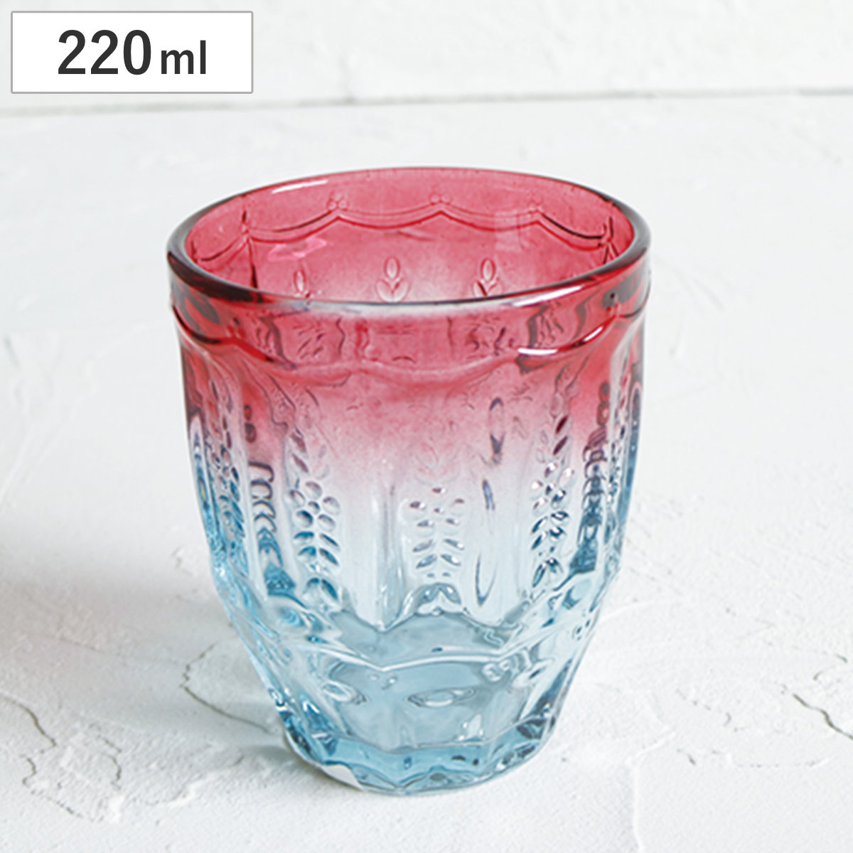 グラス glaffe Glass 2tT S （ 220ml グラッフェ ツートーン ガラス コップ タンブラー デザートカップ 食器 おしゃれ かわいい カフェ風 使いやすい ）