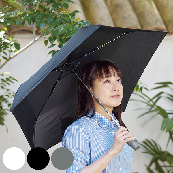 折りたたみ傘 ホワイト 白 晴雨兼用 日傘 UVカット コンパクト レディース