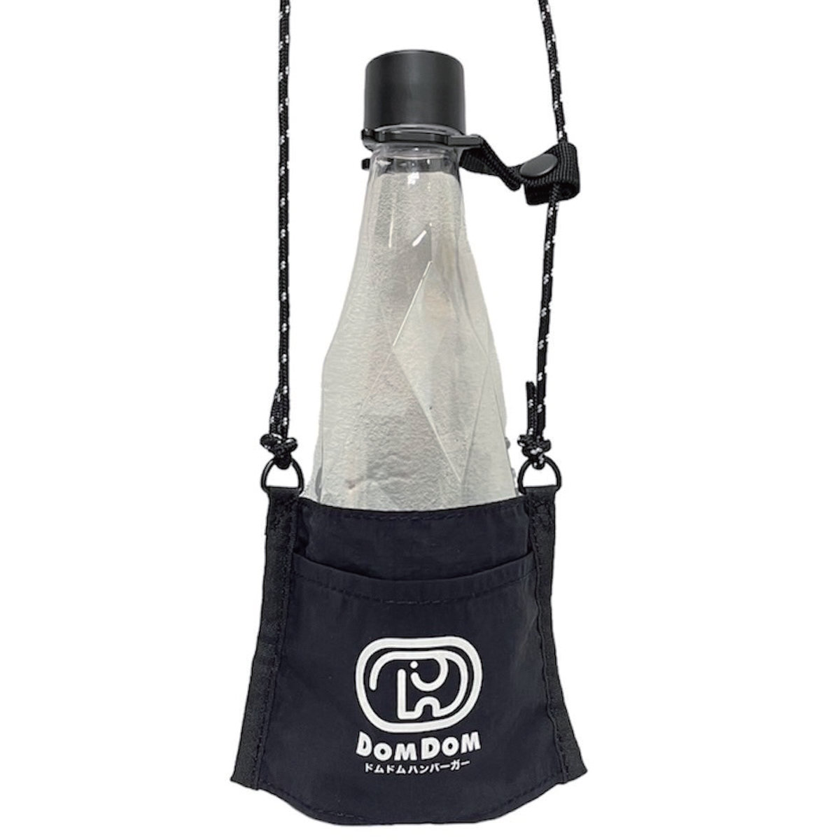 ドムドムハンバーガー ドリンクネックホルダー DAY OUT ( DOM DOM ドムドムバーガー テイクアウト デイアウト ポテト スナック ドリンクホルダー 持ち歩き ストラップ付 ハンズフリー ドリンクカバー 飲み物 ) 【WHITE】 WHITE