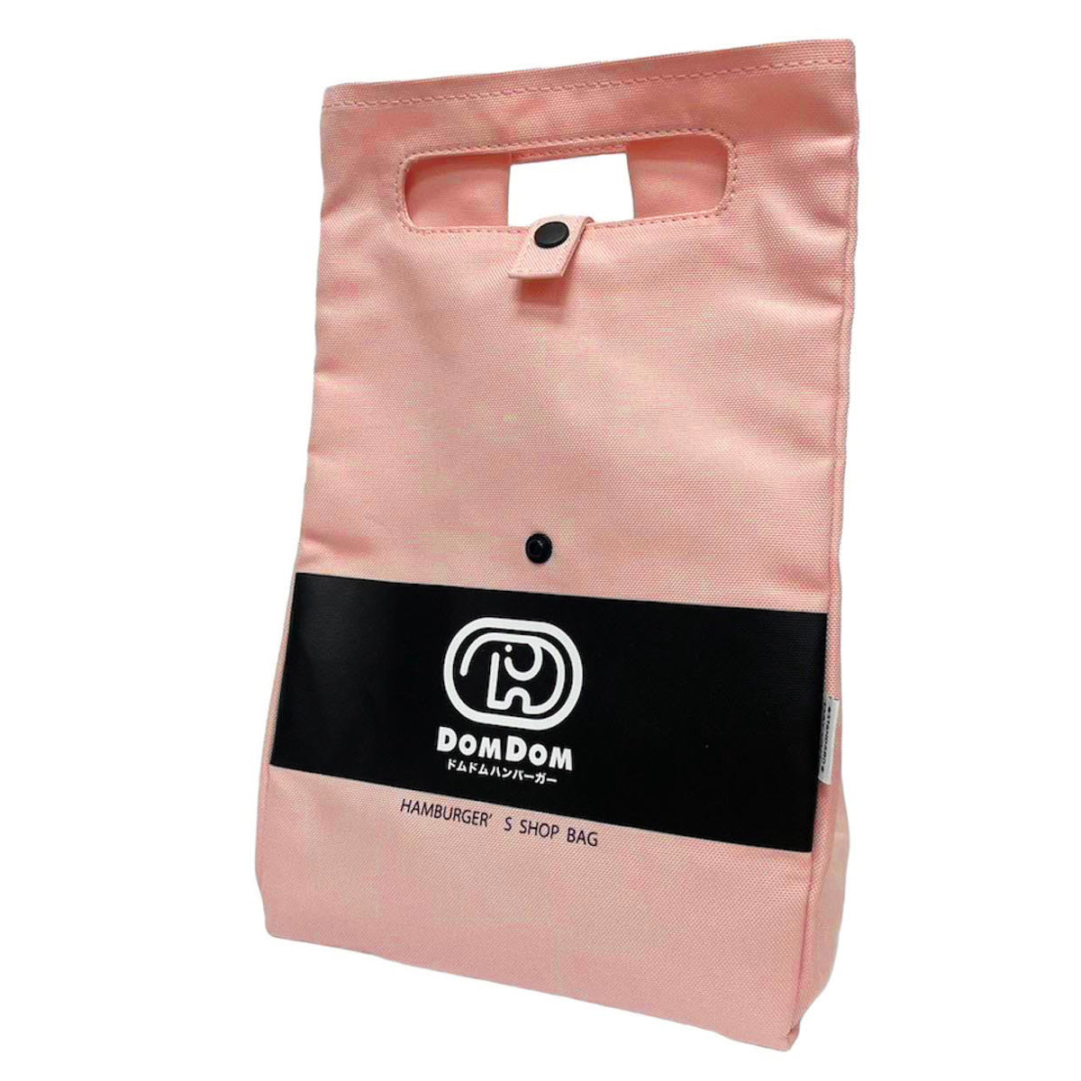 ドムドムハンバーガー ハンバーガーショップバッグ DAY OUT ランチバッグ ( DOM DOM ドムドムバーガー テイクアウト デイアウト ハンバーガー ポテト 持ち歩き 手提げバッグ コンパクト 折りたたみ 収納 エコバッグ ) 【RED旧】 RED旧
