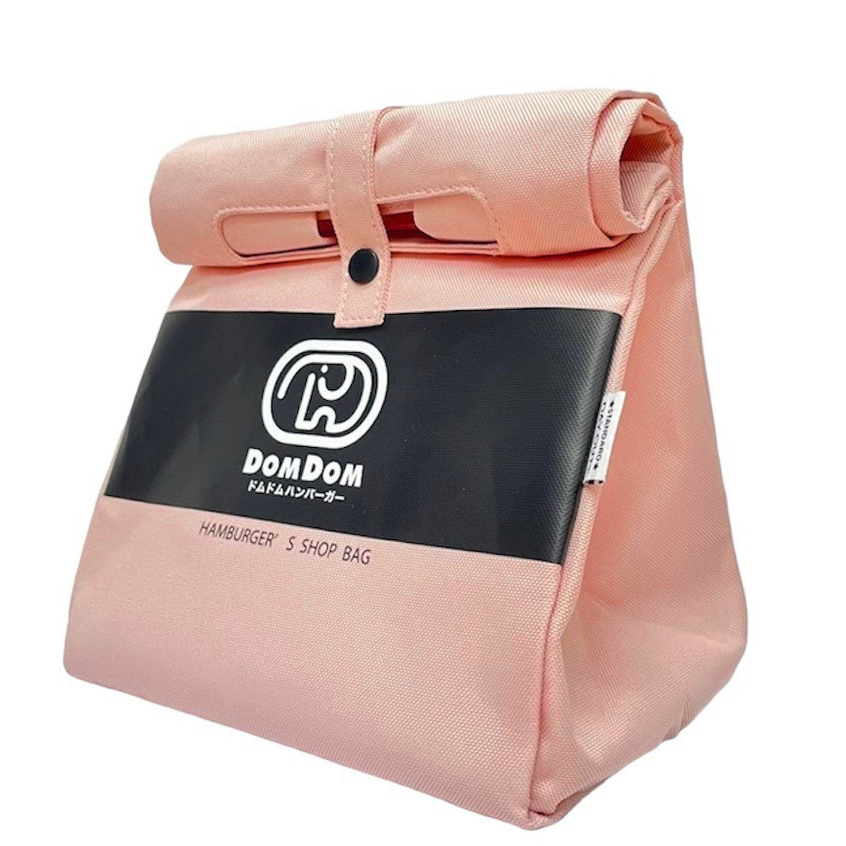 ドムドムハンバーガー ハンバーガーショップバッグ DAY OUT ランチバッグ ( DOM DOM ドムドムバーガー テイクアウト デイアウト ハンバーガー ポテト 持ち歩き 手提げバッグ コンパクト 折りたたみ 収納 エコバッグ ) 【RED旧】 RED旧