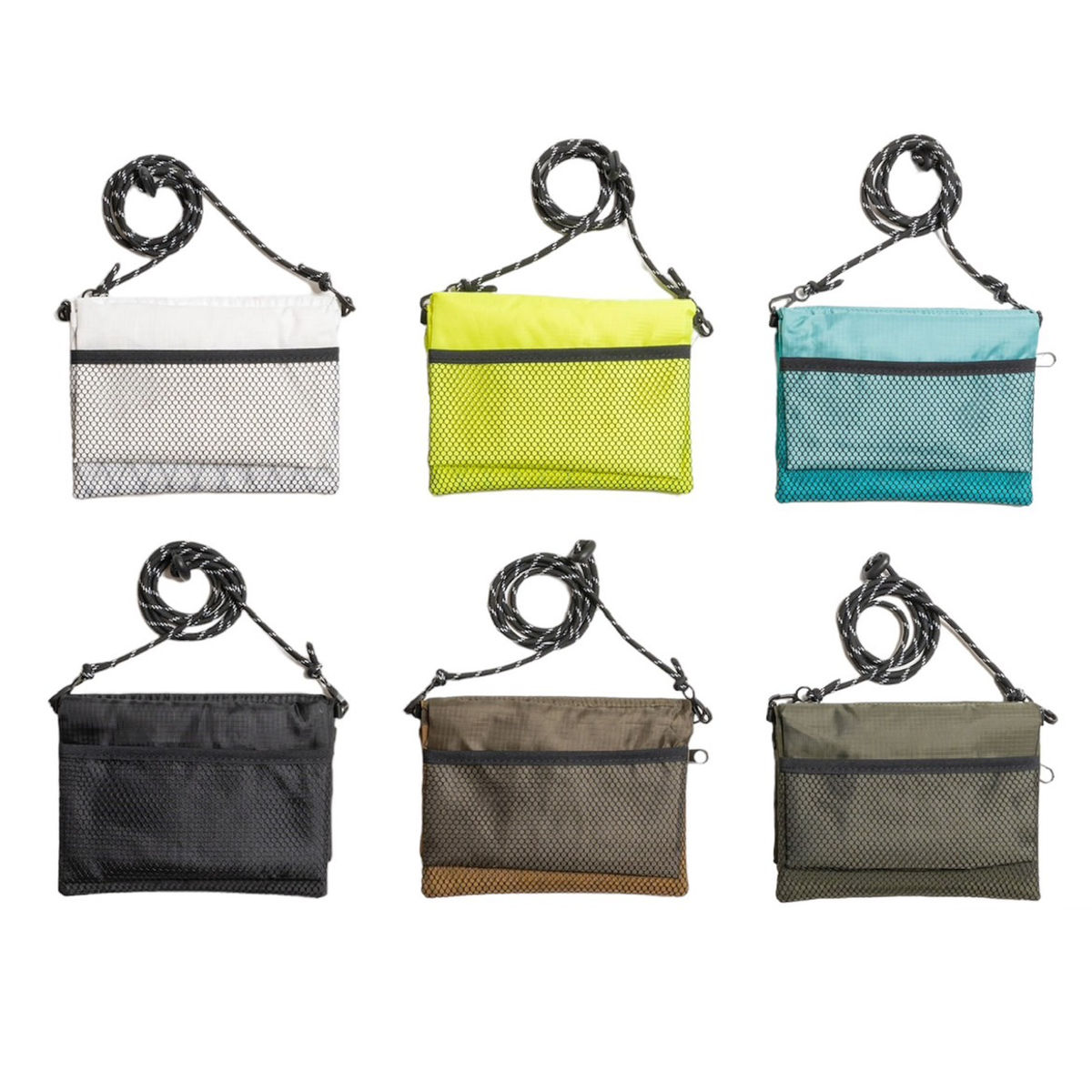 サコッシュ DAY OUT EcOCHE-X 2WAY エコバッグ ( バッグ 鞄 小物入れ ポーチショルダーバッグ レディース メンズ 旅行 ショルダーポーチ サブバッグ 斜めがけ アウトドア ) 【BLACK】 BLACK