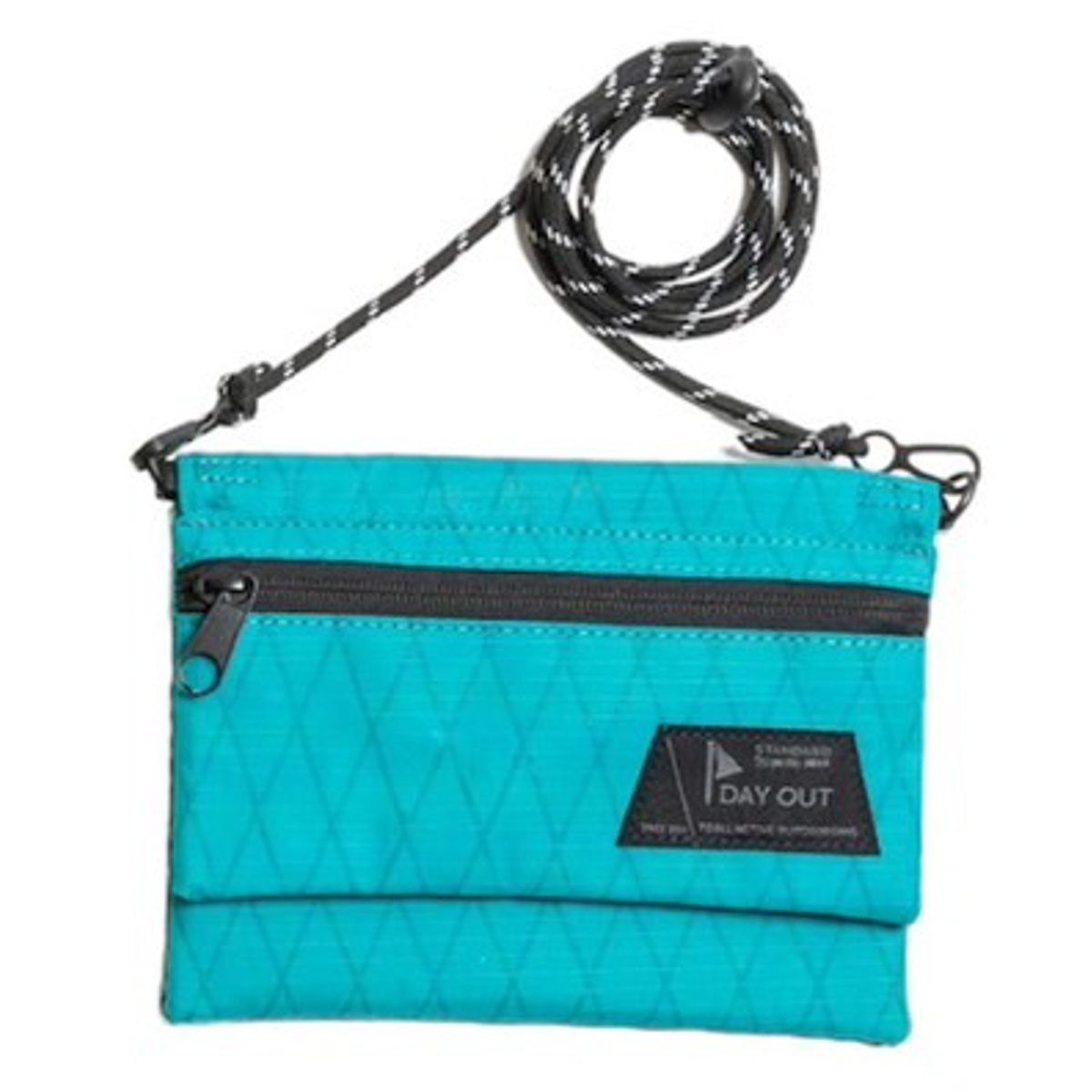 サコッシュ DAY OUT EcOCHE-X 2WAY エコバッグ ( バッグ 鞄 小物入れ ポーチショルダーバッグ レディース メンズ 旅行 ショルダーポーチ サブバッグ 斜めがけ アウトドア ) 【BLACK】 BLACK