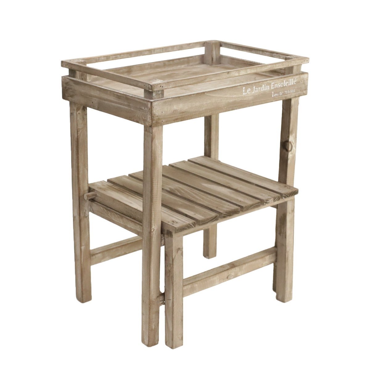 プランタースタンド アルブティク スタンド 木製 ( 花台 フラワースタンド 鉢スタンド 鉢 プランター台 フラワーラック プランターラック 鉢植え ラック 観葉植物 グリーン ディスプレイ 飾る プランター 鉢置き プラントスタンド ) 【ブラウン】 ブラウン