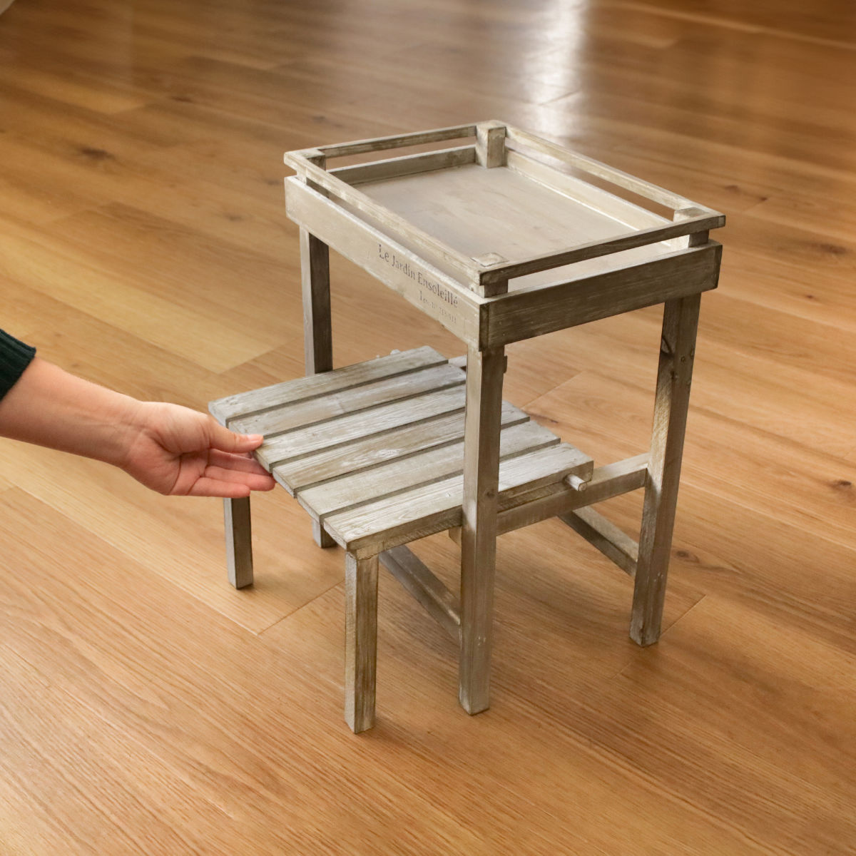 プランタースタンド アルブティク スタンド 木製 ( 花台 フラワースタンド 鉢スタンド 鉢 プランター台 フラワーラック プランターラック 鉢植え ラック 観葉植物 グリーン ディスプレイ 飾る プランター 鉢置き プラントスタンド ) 【ブラウン】 ブラウン