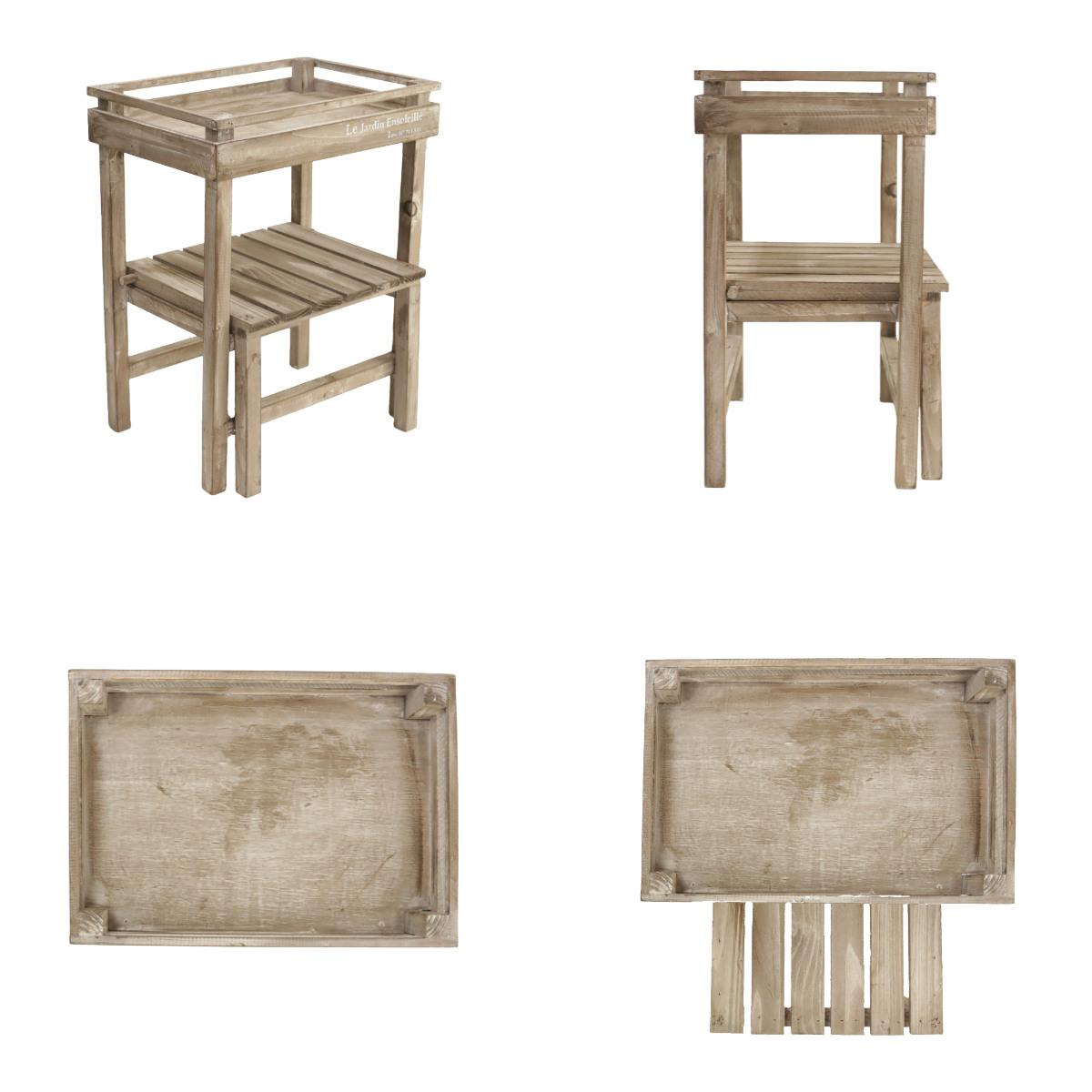 プランタースタンド アルブティク スタンド 木製 ( 花台 フラワースタンド 鉢スタンド 鉢 プランター台 フラワーラック プランターラック 鉢植え ラック 観葉植物 グリーン ディスプレイ 飾る プランター 鉢置き プラントスタンド ) 【ブラウン】 ブラウン