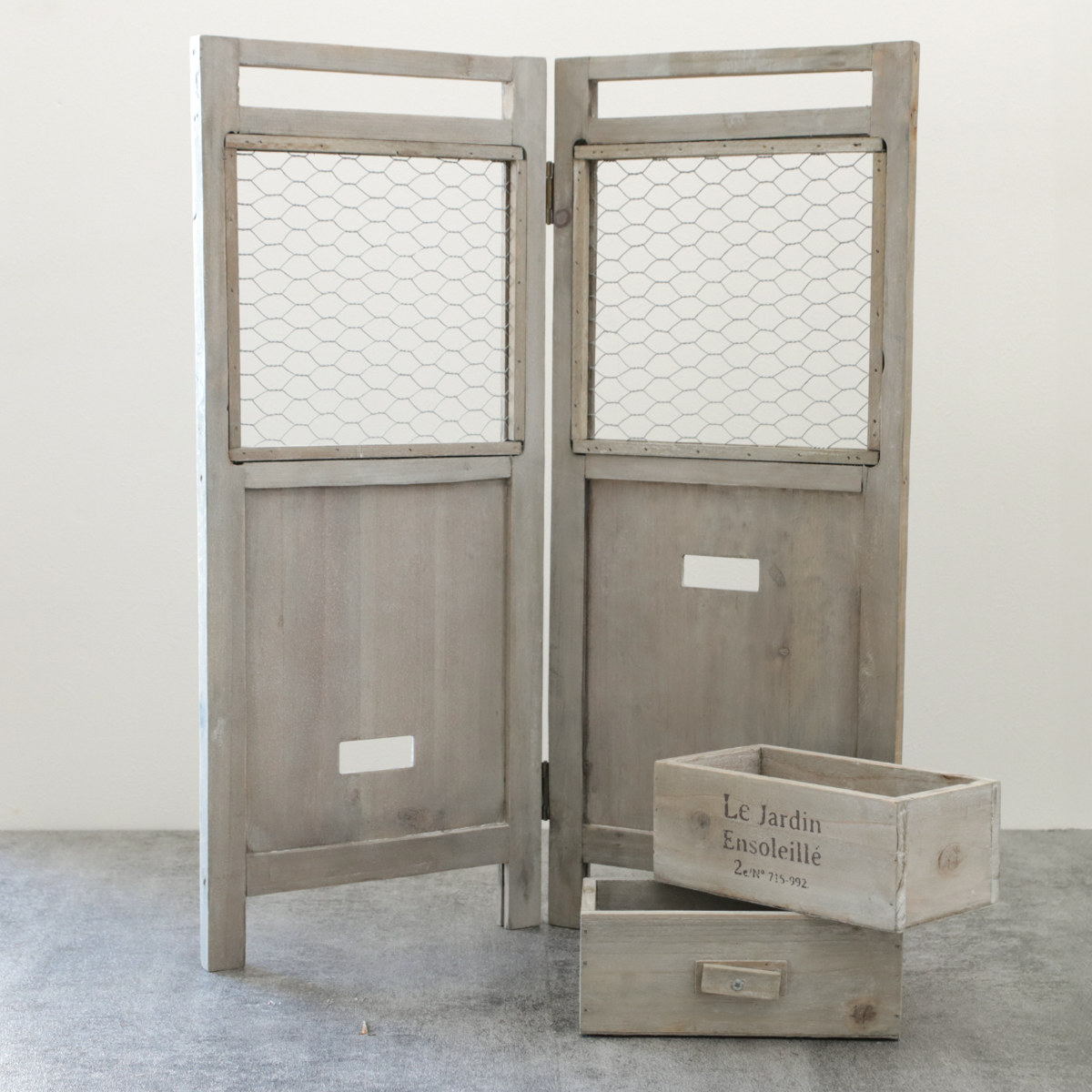 プランタースタンド アルブティク パーテーションプランター 木製 ( 花台 フラワースタンド 鉢 フラワーラック プランターラック パーテーション 鉢植え 観葉植物 グリーン ディスプレイ 飾る プランター 鉢置き プラントスタンド ) 【グレー】 グレー