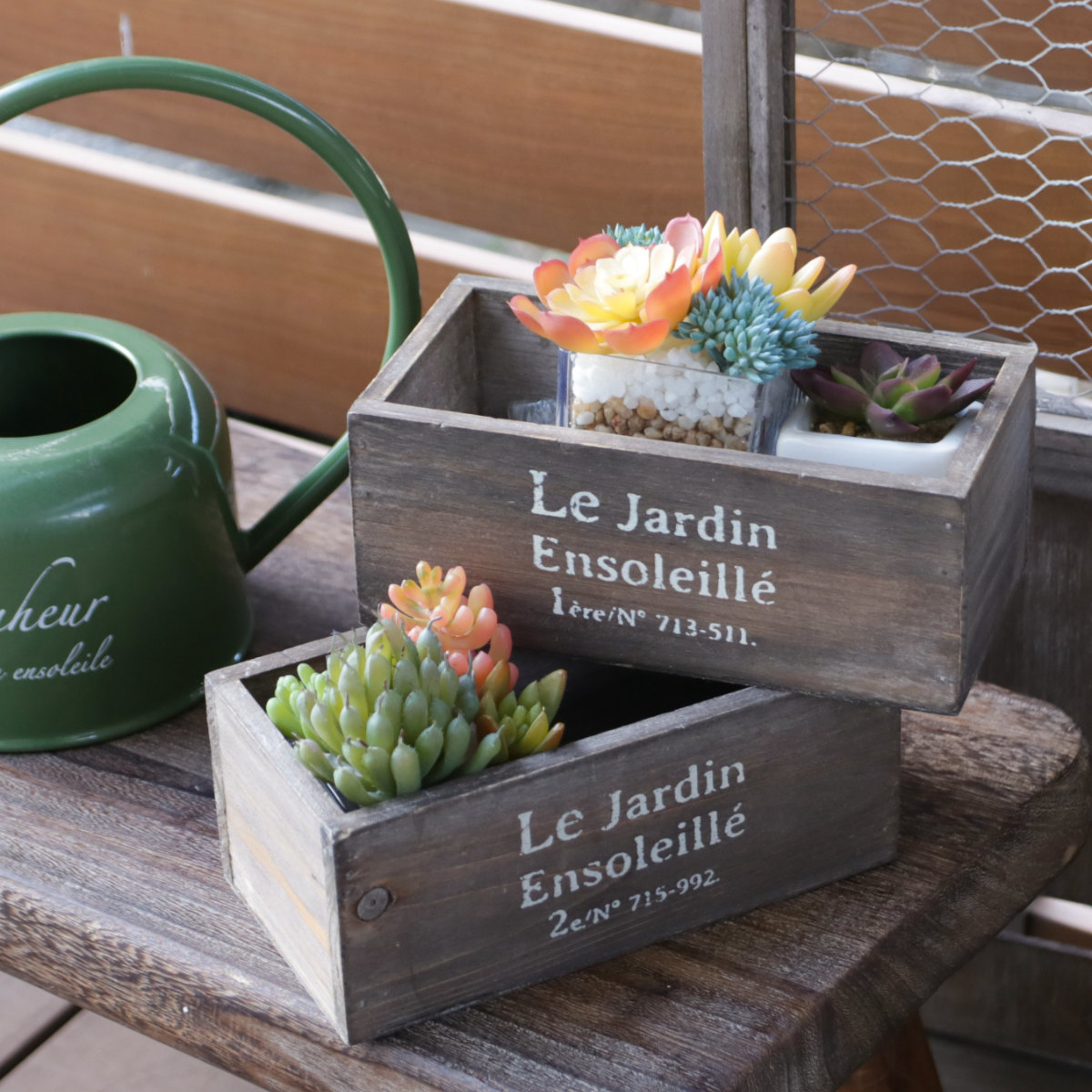 プランタースタンド アルブティク パーテーションプランター 木製 ( 花台 フラワースタンド 鉢 フラワーラック プランターラック パーテーション 鉢植え 観葉植物 グリーン ディスプレイ 飾る プランター 鉢置き プラントスタンド ) 【グレー】 グレー