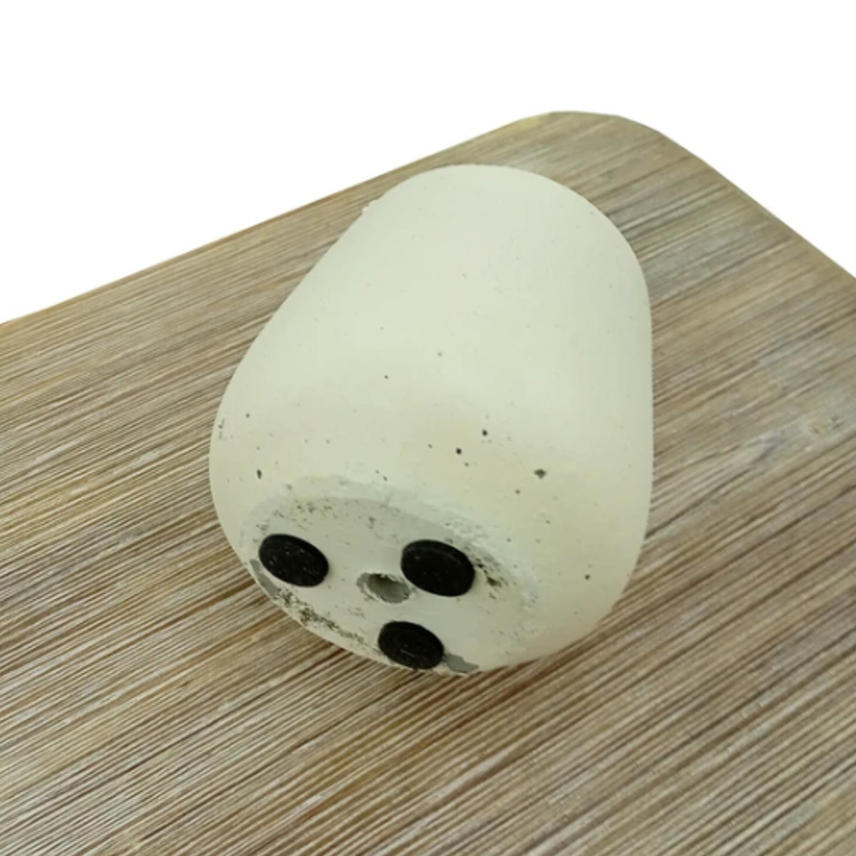 植木鉢 モノクローム エッグポット S ( ポット プラントポット セメントポット 鉢 穴あき 多肉植物 セメント スタンド 置く 植物 観葉植物 多肉 サボテン 園芸 直植え ガーデニング エクステリア ) 【グレー】 グレー