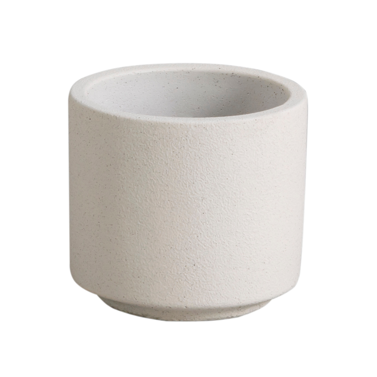 植木鉢 モノクローム ポット S ( プラントポット セメントポット 鉢 穴あき 多肉植物 セメント スタンド 置く 植物 観葉植物 多肉 サボテン 園芸 直植え ガーデニング エクステリア ) 【グレー】 グレー