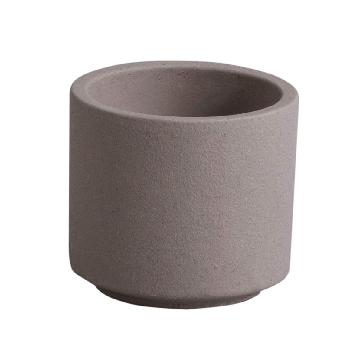 植木鉢 モノクローム ポット S ( プラントポット セメントポット 鉢 穴あき 多肉植物 セメント スタンド 置く 植物 観葉植物 多肉 サボテン 園芸 直植え ガーデニング エクステリア ) 【グレー】 グレー