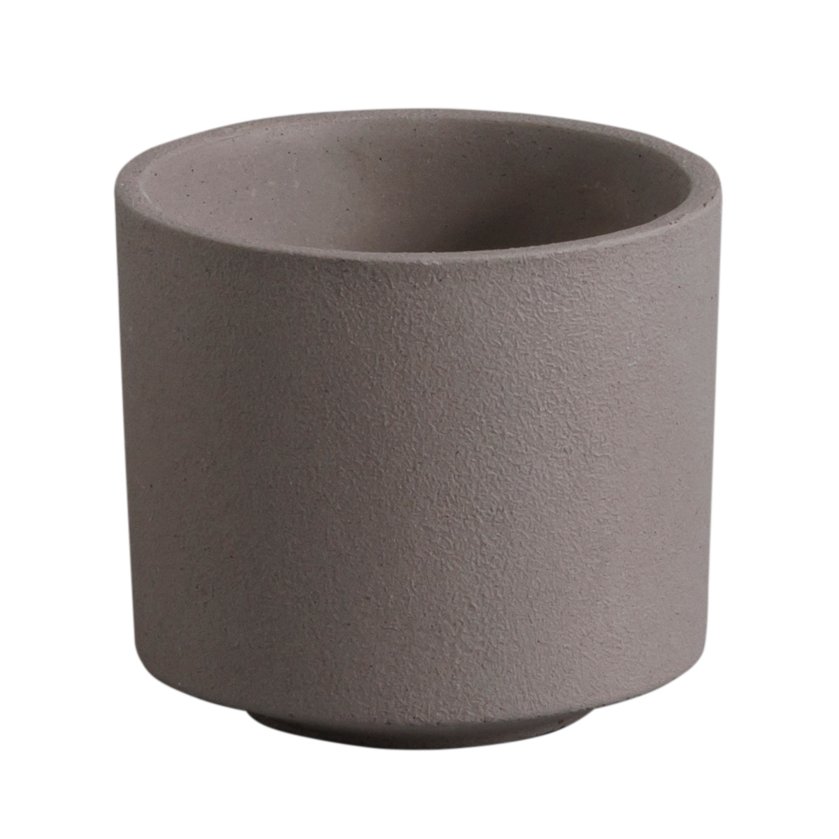 植木鉢 モノクローム ポット M ( プラントポット セメントポット 鉢 穴あき 多肉植物 セメント スタンド 置く 植物 観葉植物 多肉 サボテン 園芸 直植え ガーデニング エクステリア ) 【ホワイト】 ホワイト