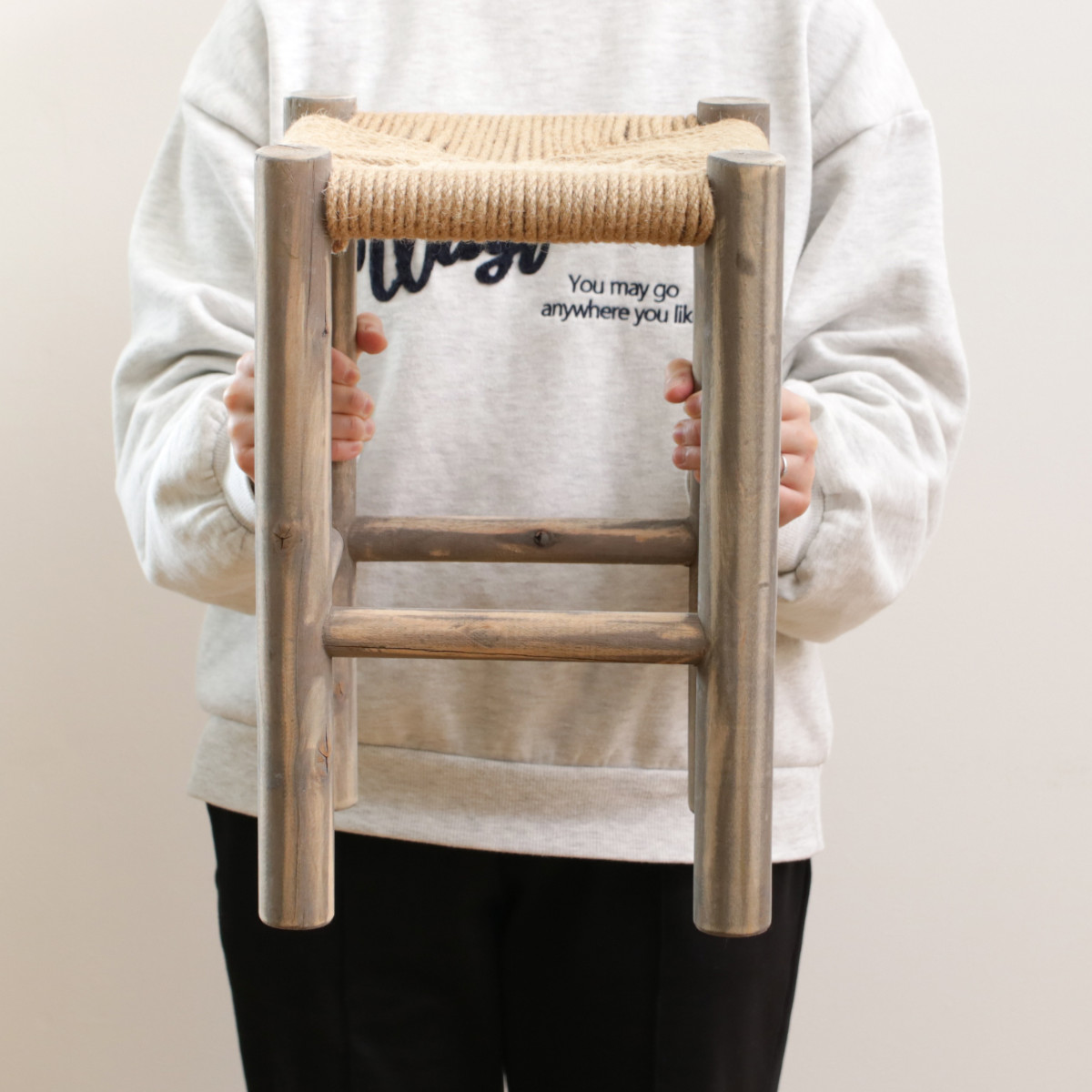 スタンド 花台 ルオリ スツール ( プランター台 フラワーラック 飾り台 プランターラック フラワー 木 椅子 室内 飾る 台 脚付き 置く 植物 観葉植物 花 園芸 インテリア ディスプレイ 木製 ) 【ホワイト】 ホワイト